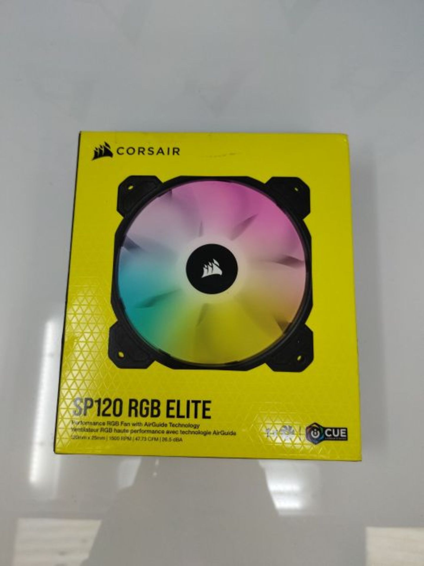 Corsair iCUE SP120 RGB ELITE Ventola PWM Performance da 120 mm (Tecnologia CORSAIR Air - Image 2 of 3