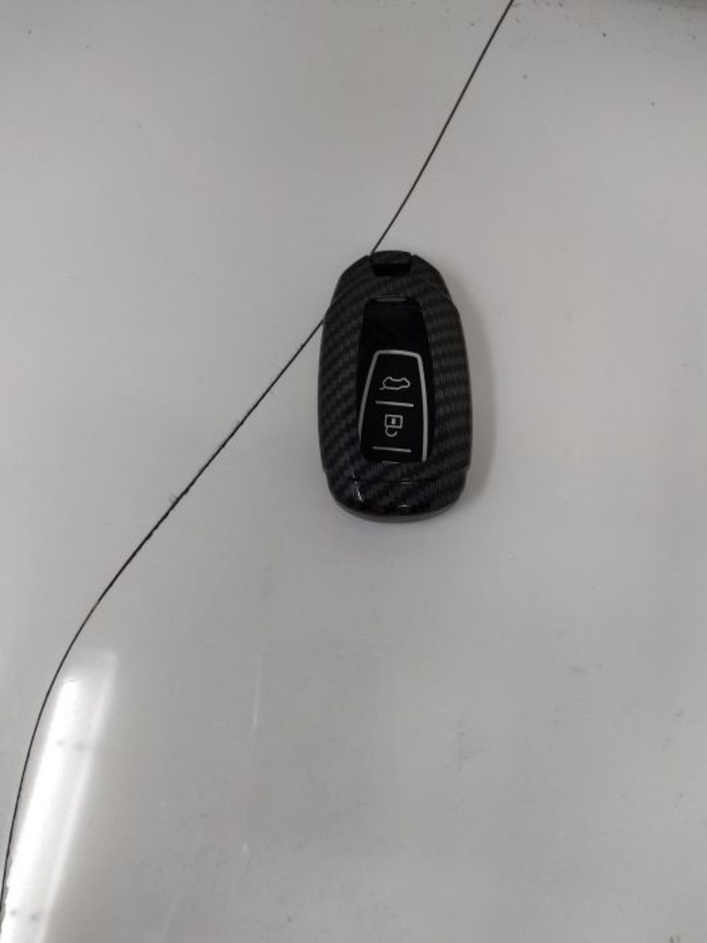 kwmobile Car Key Cover Compatible with Hyundai 3 Button Car Key Keyless Go - Hard Case - Image 3 of 3