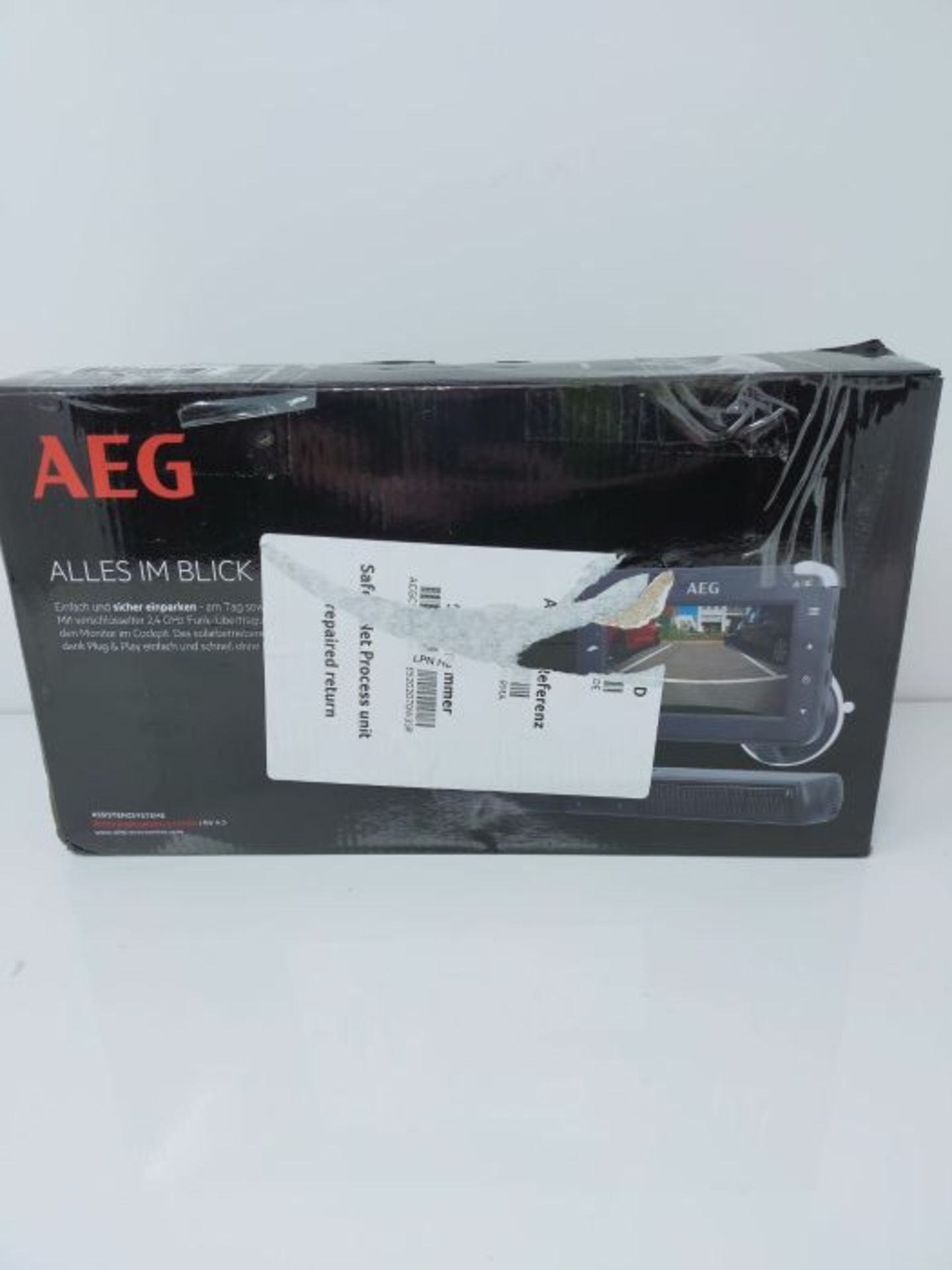 RRP £190.00 AEG Automotive 10997 Solar Powered Wireless Digital Reversing Camera, Parking Aid, wit - Image 2 of 3