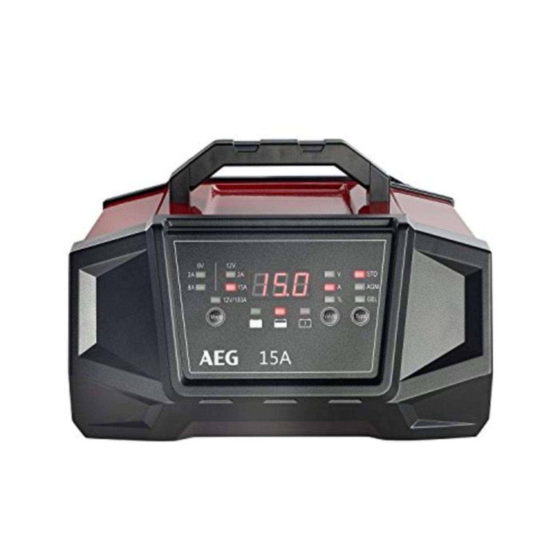 RRP £107.00 Aeg Automotive 158009 Workshop Charger WM Ampere for 6 and 12 Volt Batteries with Auto