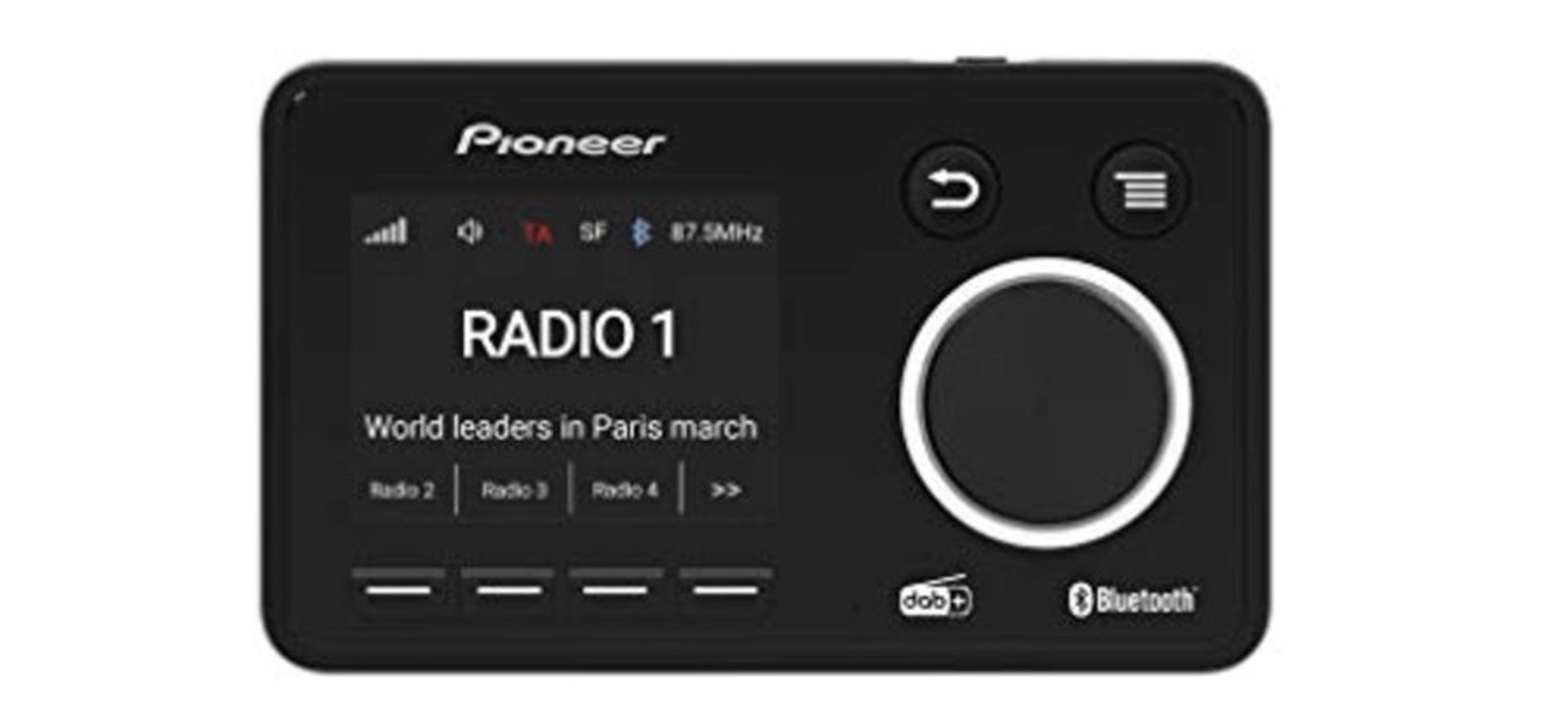 RRP £119.00 Pioneer SDA-11DAB DAB+ Empfaenger Bluetooth Musikstreaming, Freisprechfunktion