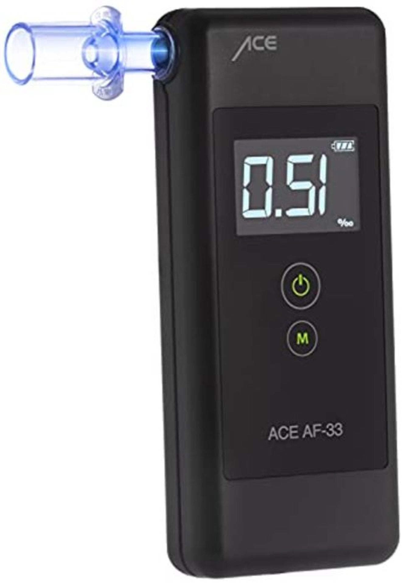 RRP £76.00 ACE Alkoholtester AF-33, TU-Wien-Messgenauigkeit: 97,9% - Polizeigenau