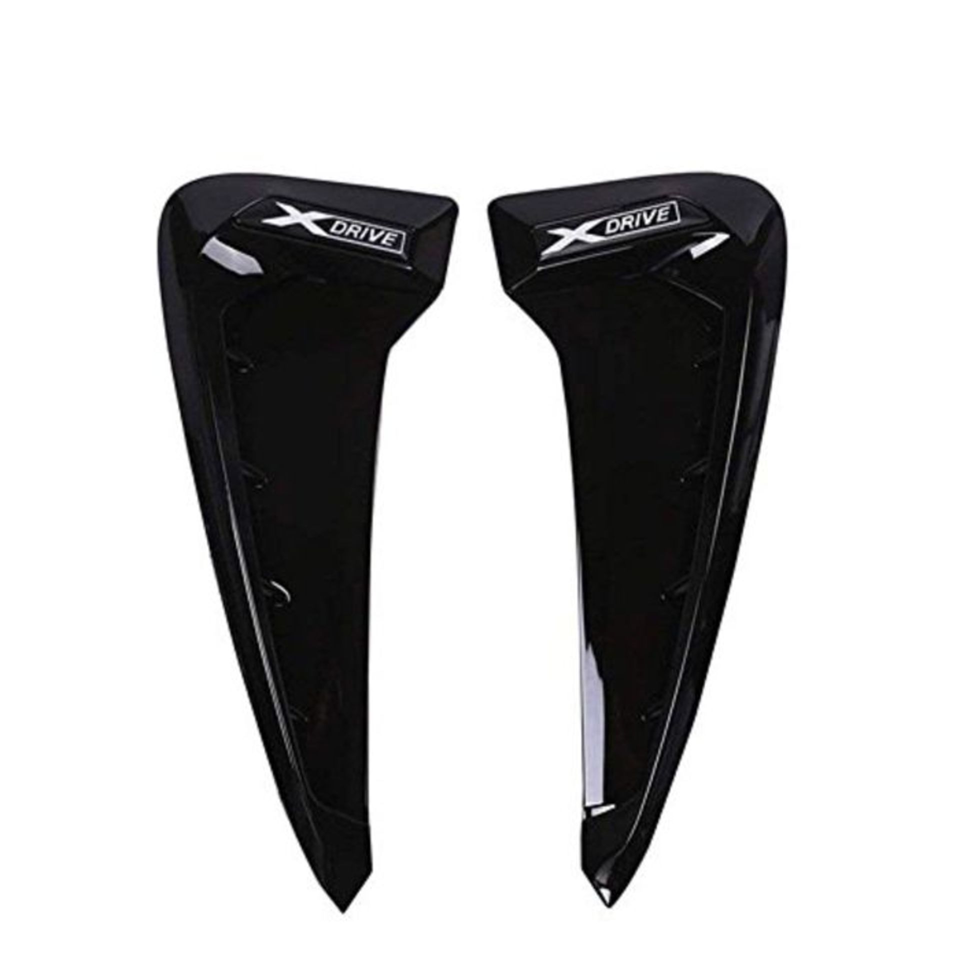 2X ABS Car Front Fender Side Air Vent Cover Trim For X Series X5 F15 X5M F85 Shark Gil