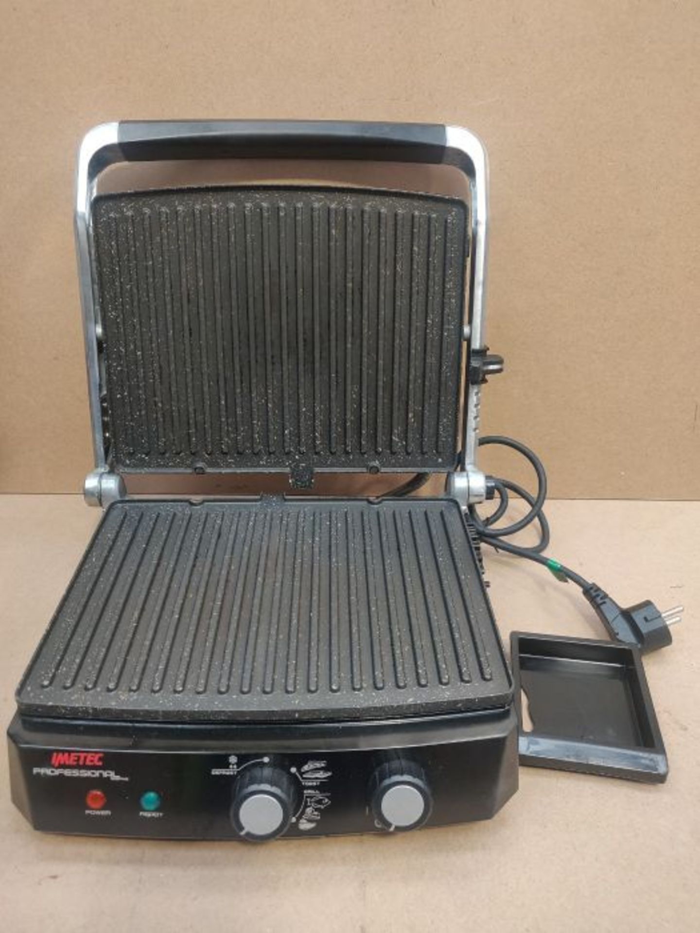 RRP £102.00 GRILL DA CONTATTO 2000W 7POSIZ.GRILL MAX.250°C - Image 3 of 3