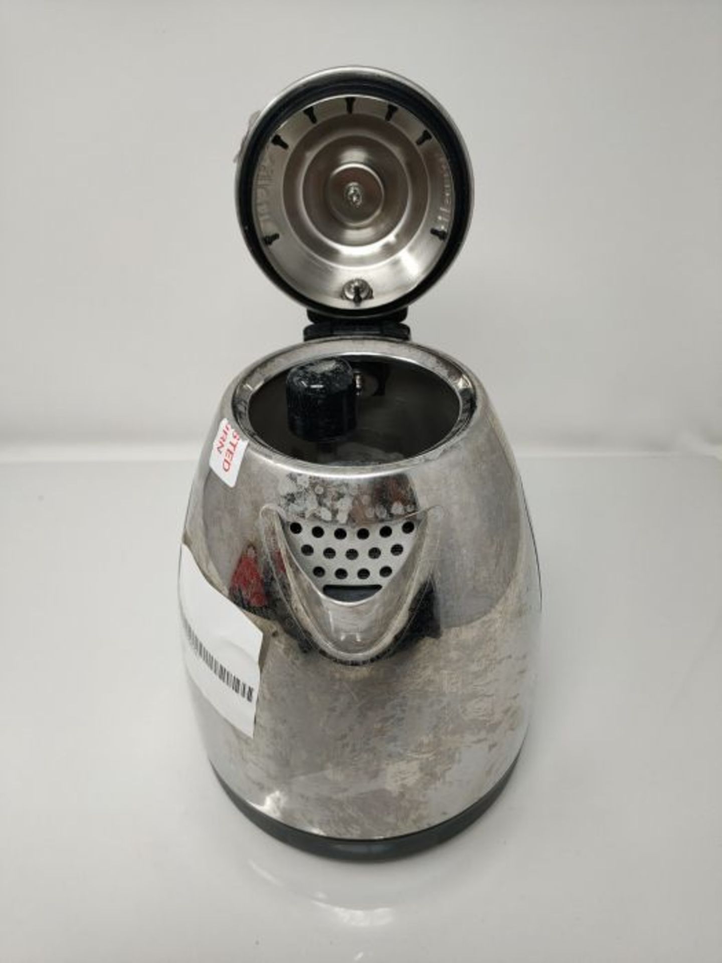 RRP £76.00 Dualit Lite Kettle - 1.5L Jug Kettle - Polished with Black Trim, High Gloss Finish - F - Image 3 of 3