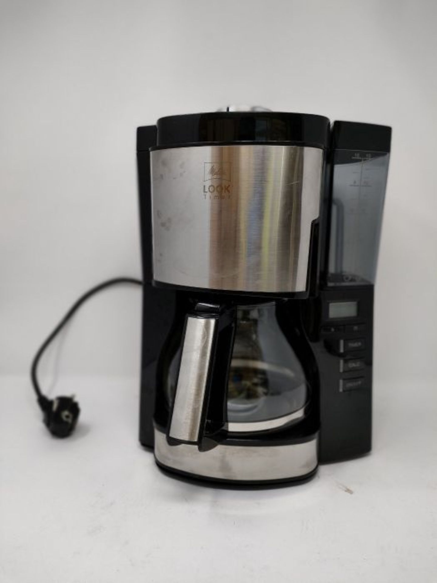 RRP £64.00 Melitta Filter Coffee Machine, Look V Timer Model, Art. No. 6766591, Stainless Steel, - Image 3 of 3