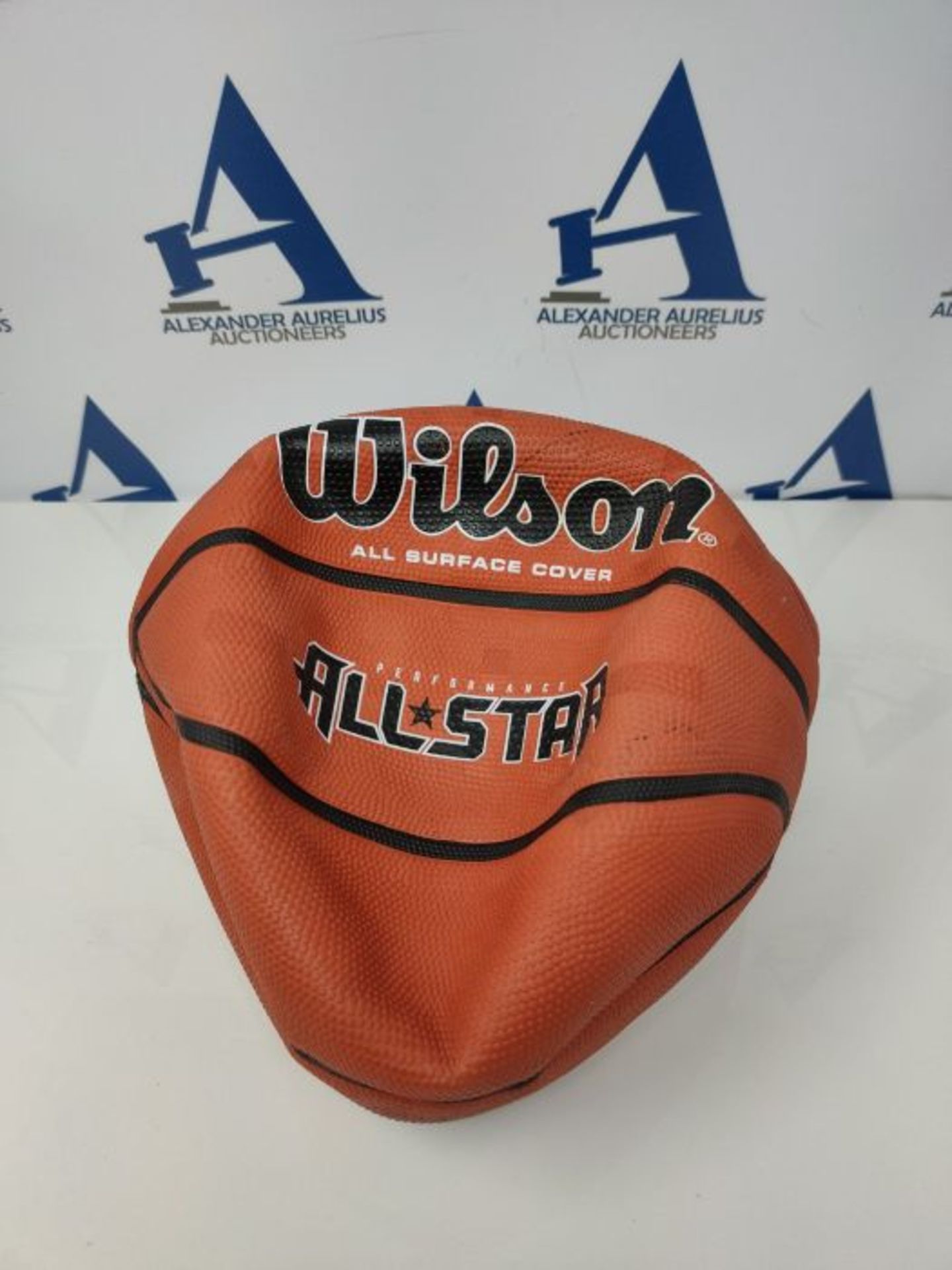 Wilson Basketball, Indoor And Outdoor, Rubber, All Star, Orange, Size: 7, Wtb4041xb07 - Image 2 of 2