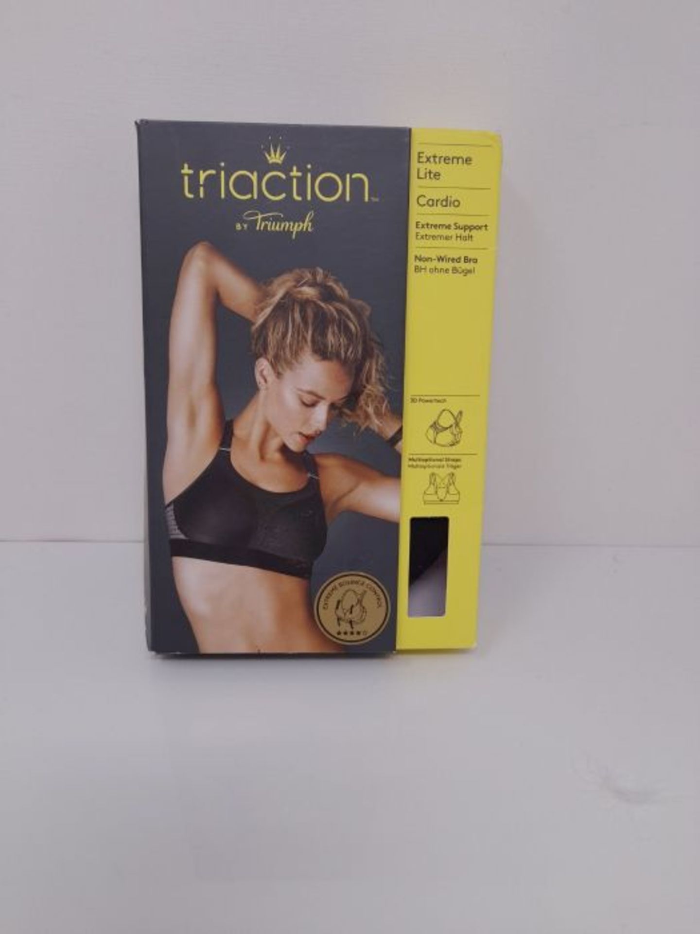 Triaction Damen Extreme Lite N EX Sport-BH, Schwarz (BLACK 04), 85D - Image 2 of 3