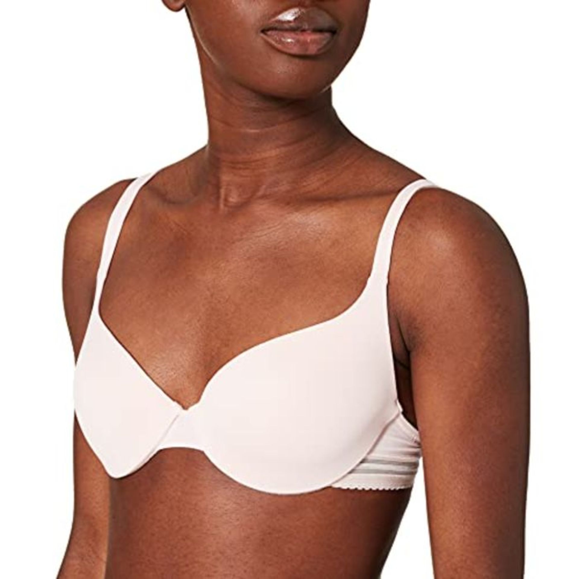 Dim Soutien-Gorge Corbeille Ampliforme avec Armatures Invisifree Bra, Rose Ballerine,