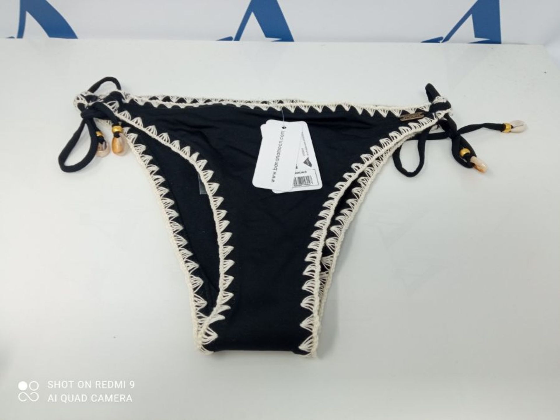 Banana Moon Women's AVORA ETHNICHIC Bikini Bottoms, Black (Noir Scandola/Lux), 10 - Image 2 of 3