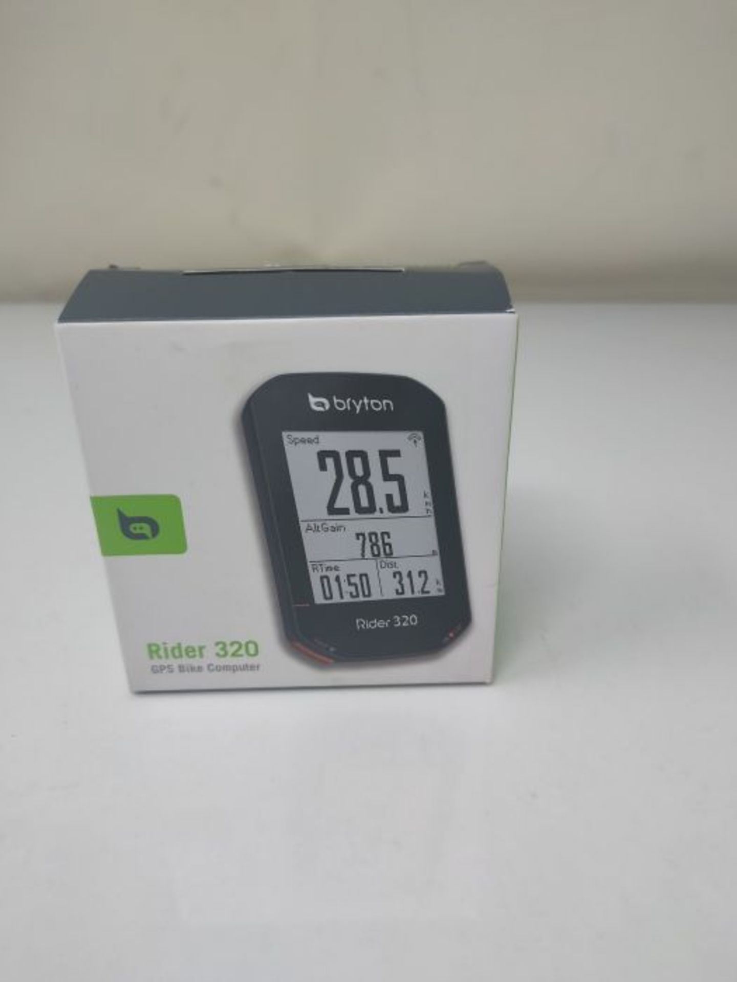 RRP £79.00 Bryton Rider 320E Ciclo Computer GPS, Display 2.3", Nero - Image 2 of 3