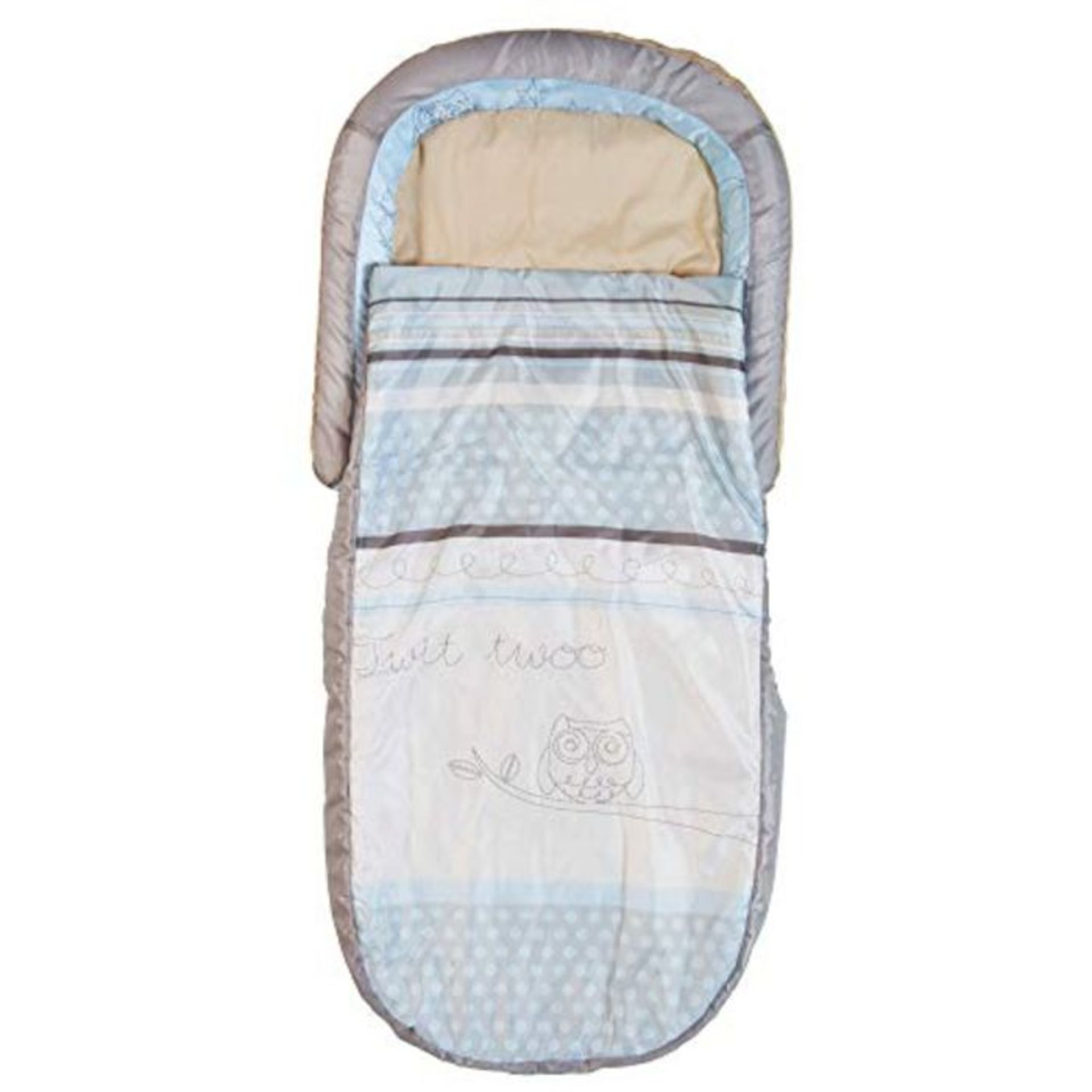 Sleepytime Owl My First ReadyBed - Inflatable Toddler Air Bed and Sleeping Bag in one,