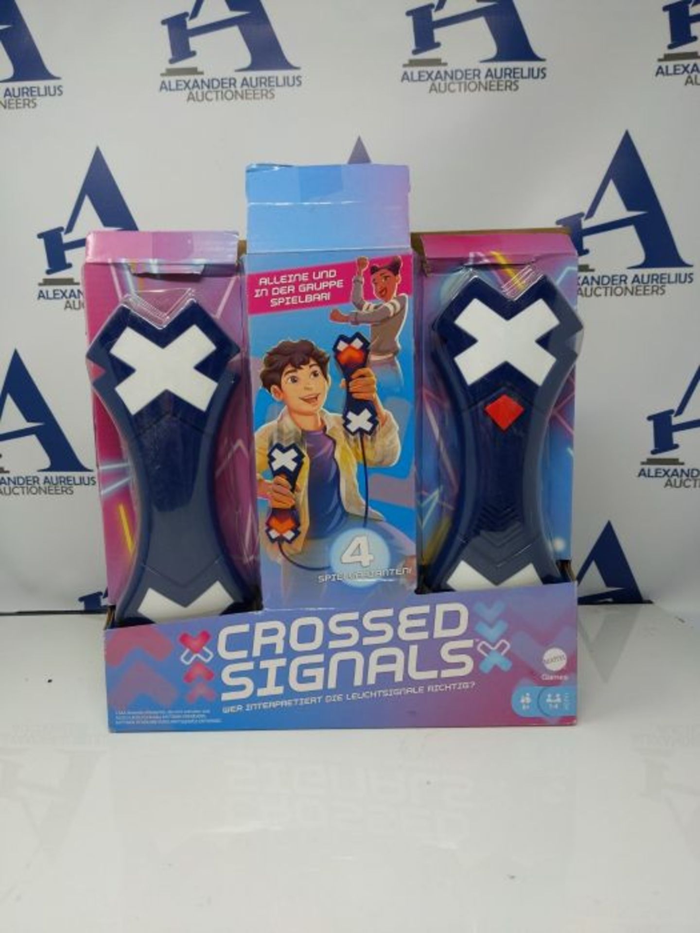 Mattel Games HCF41 - Crossed Signals Familienspiel mit sprechenden Leuchtstäben, alle - Image 2 of 3