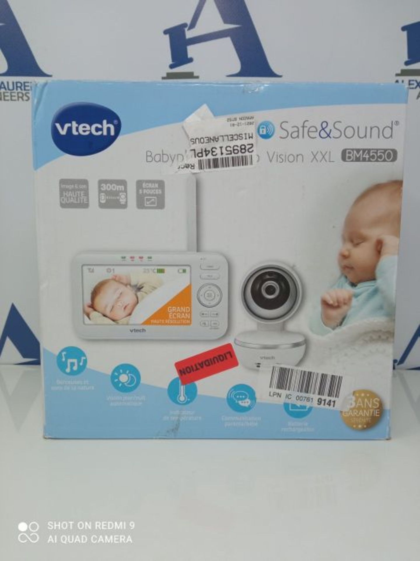 RRP £162.00 BABYPHONE VIDEO VIS XXL BM4550 - Image 2 of 3