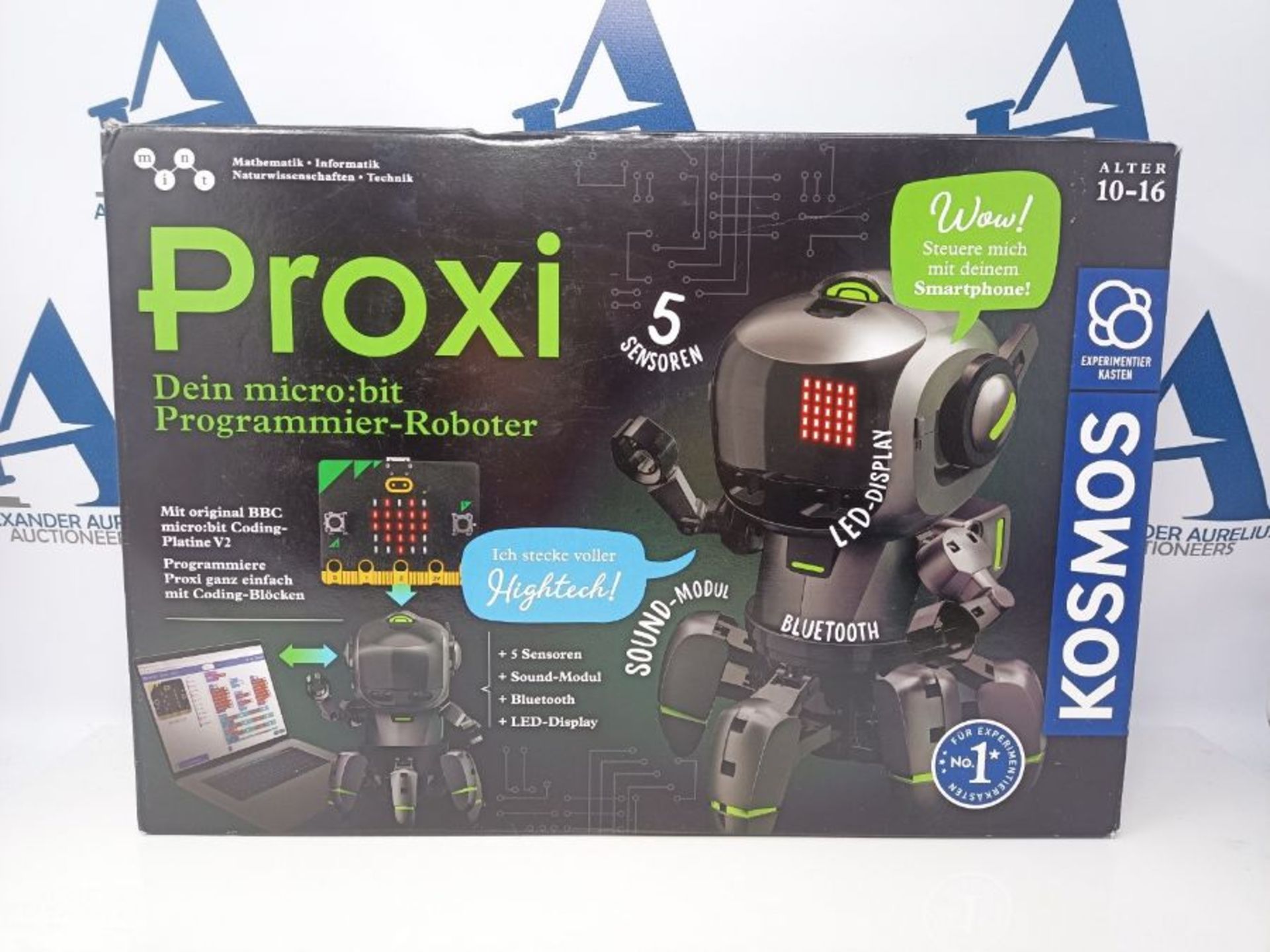 RRP £92.00 KOSMOS 620585 Proxi Dein micro bit Programmier-Roboter Experimentierkasten - Image 2 of 3