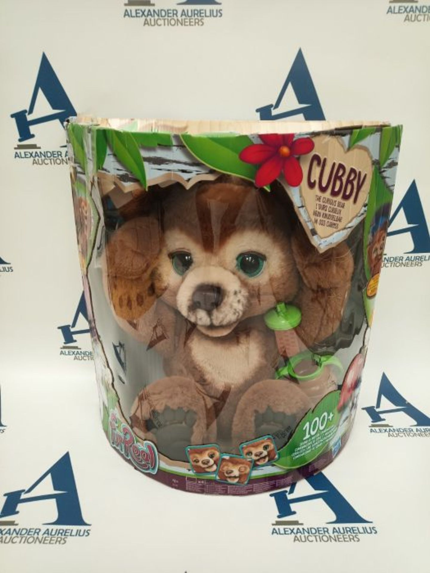 RRP £74.00 Hasbro FurReal - Cubby, il mio Orsetto Curioso, Cucciolo di Peluche Interattivo, per B - Image 2 of 3