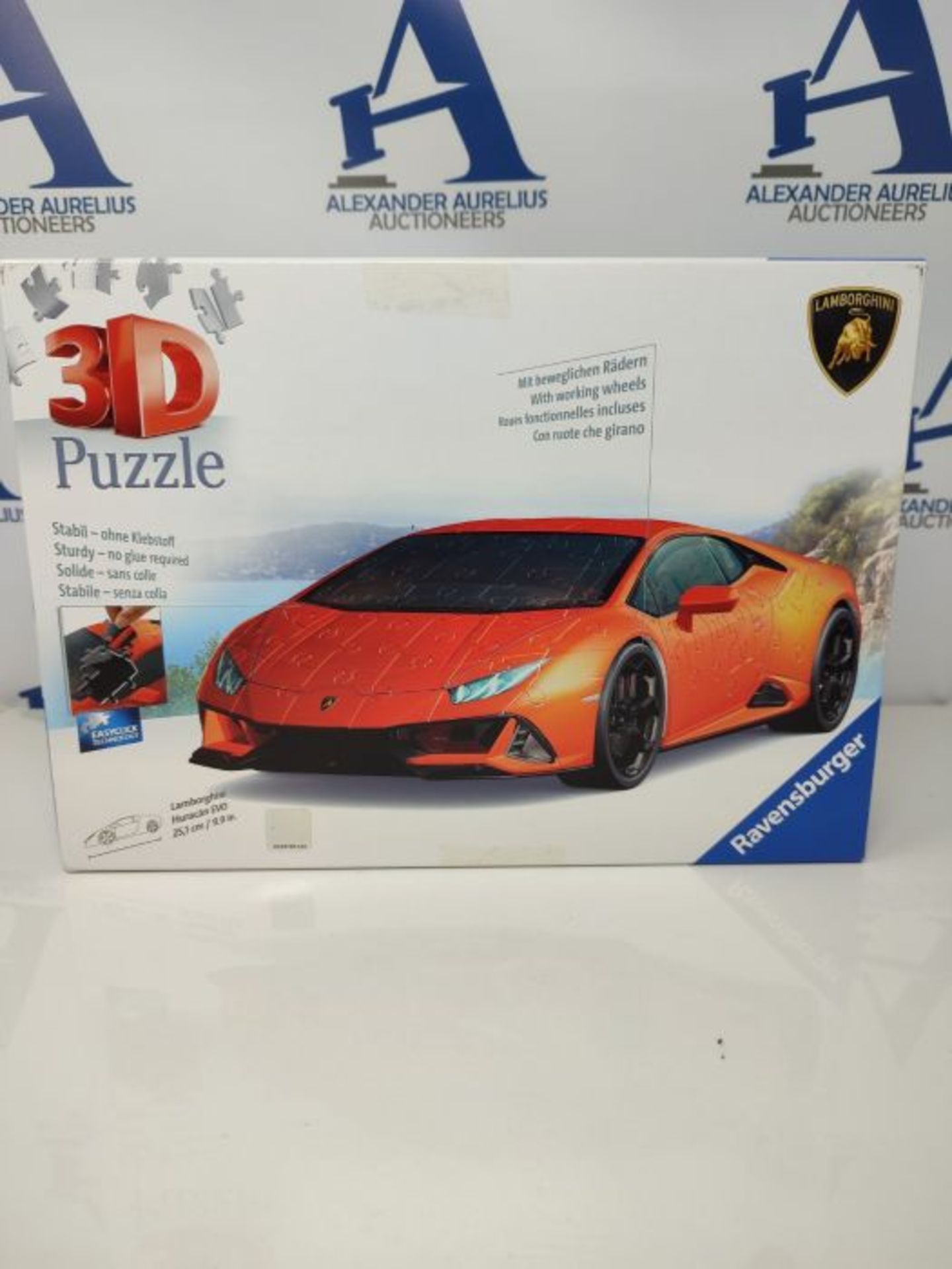 Ravensburger 3D Puzzle 11238 - Lamborghini Huracán EVO - 3D Puzzle für Erwachsene un - Image 2 of 3