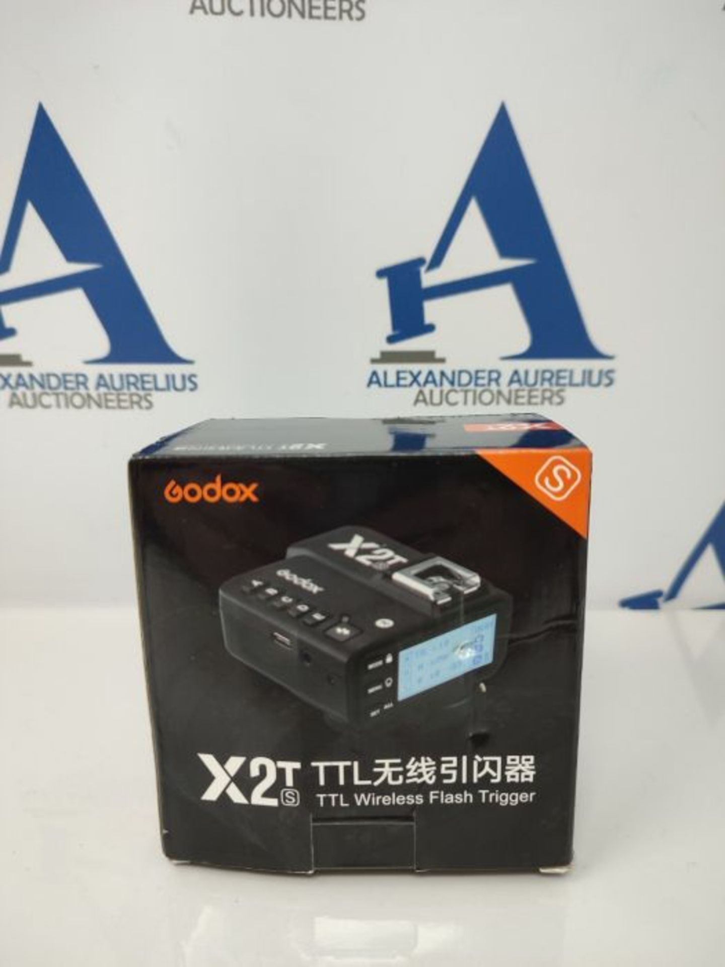 Godox X2T-S TTL Wireless Flash Trigger for Sony, Support 1/8000s HSS Function, 5 Dedic - Image 2 of 3