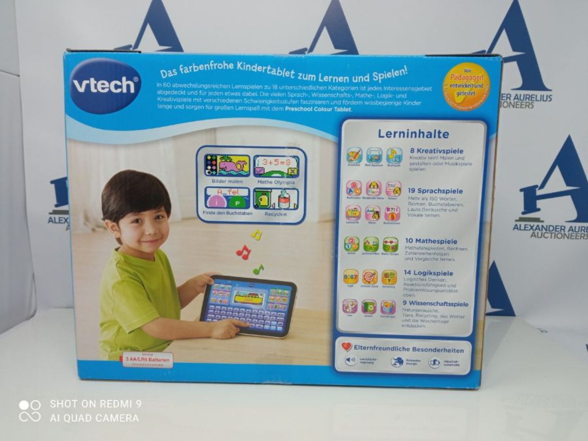 VTech Preschool Color Tablet Blue, German Version - Image 3 of 3