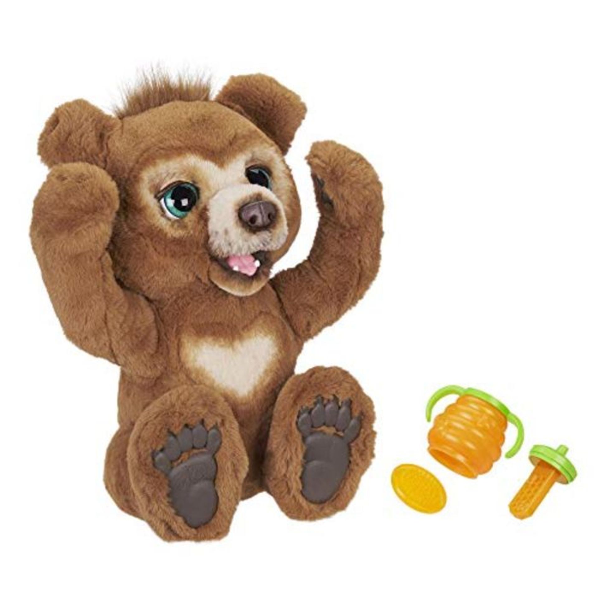 RRP £74.00 Hasbro FurReal - Cubby, il mio Orsetto Curioso, Cucciolo di Peluche Interattivo, per B