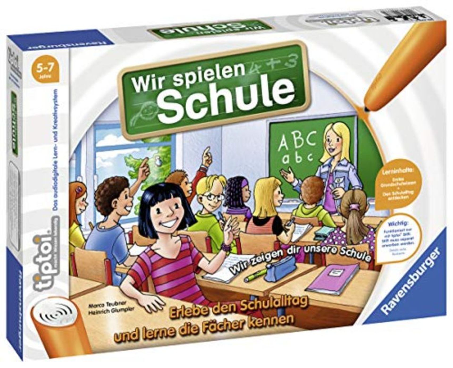 Ravensburger tiptoi Wir spielen Schule 00733/Experience Interactively a Full Day At Sc