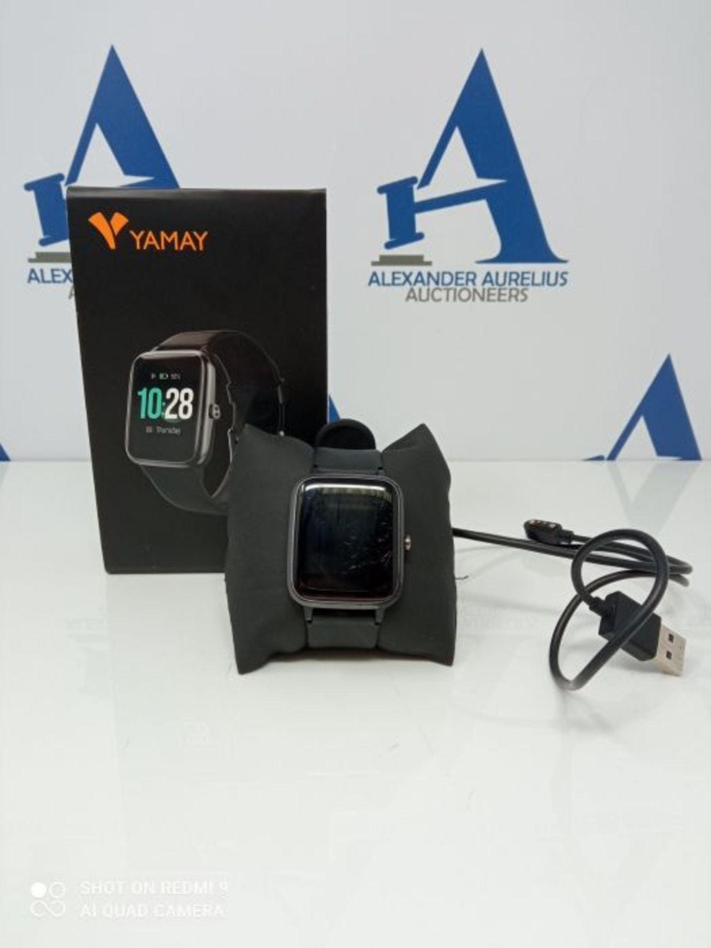 YAMAY Smartwatch,Fitness Armband mit Pulsuhren Fitness Tracker Wasserdicht IP68 Fitnes