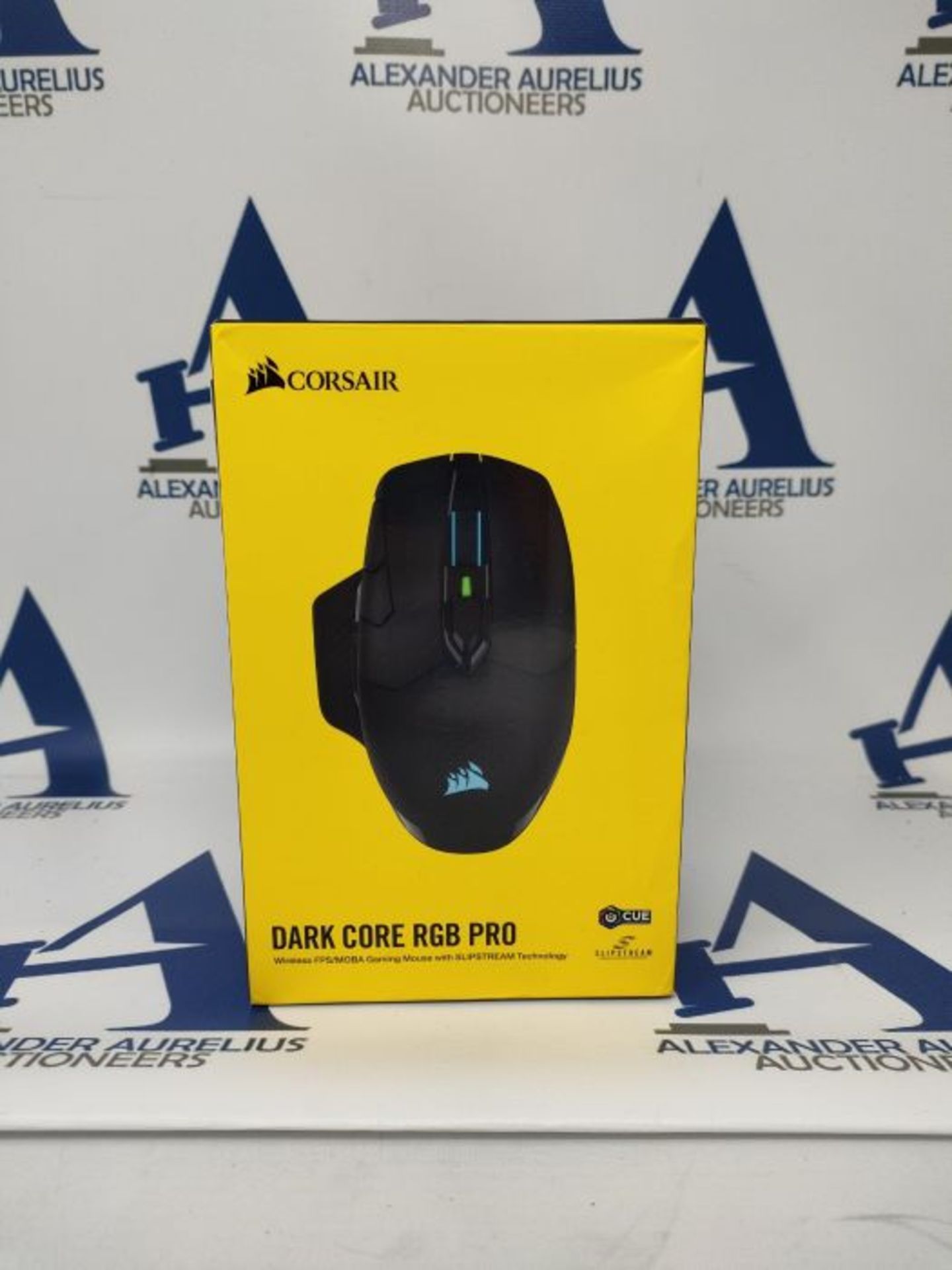 RRP £83.00 Corsair Dark Core RGB PRO, Wireless/Wired Gaming Mouse (18000 DPI Optical Sensor, Fast - Image 2 of 3