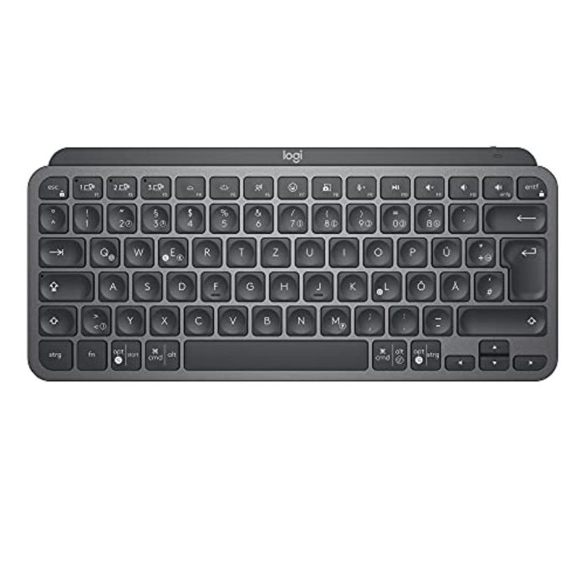 RRP £85.00 Logitech MX Keys Mini Kabellose Tastatur, Kompakt, Bluetooth, Hintergrundbeleuchtung,