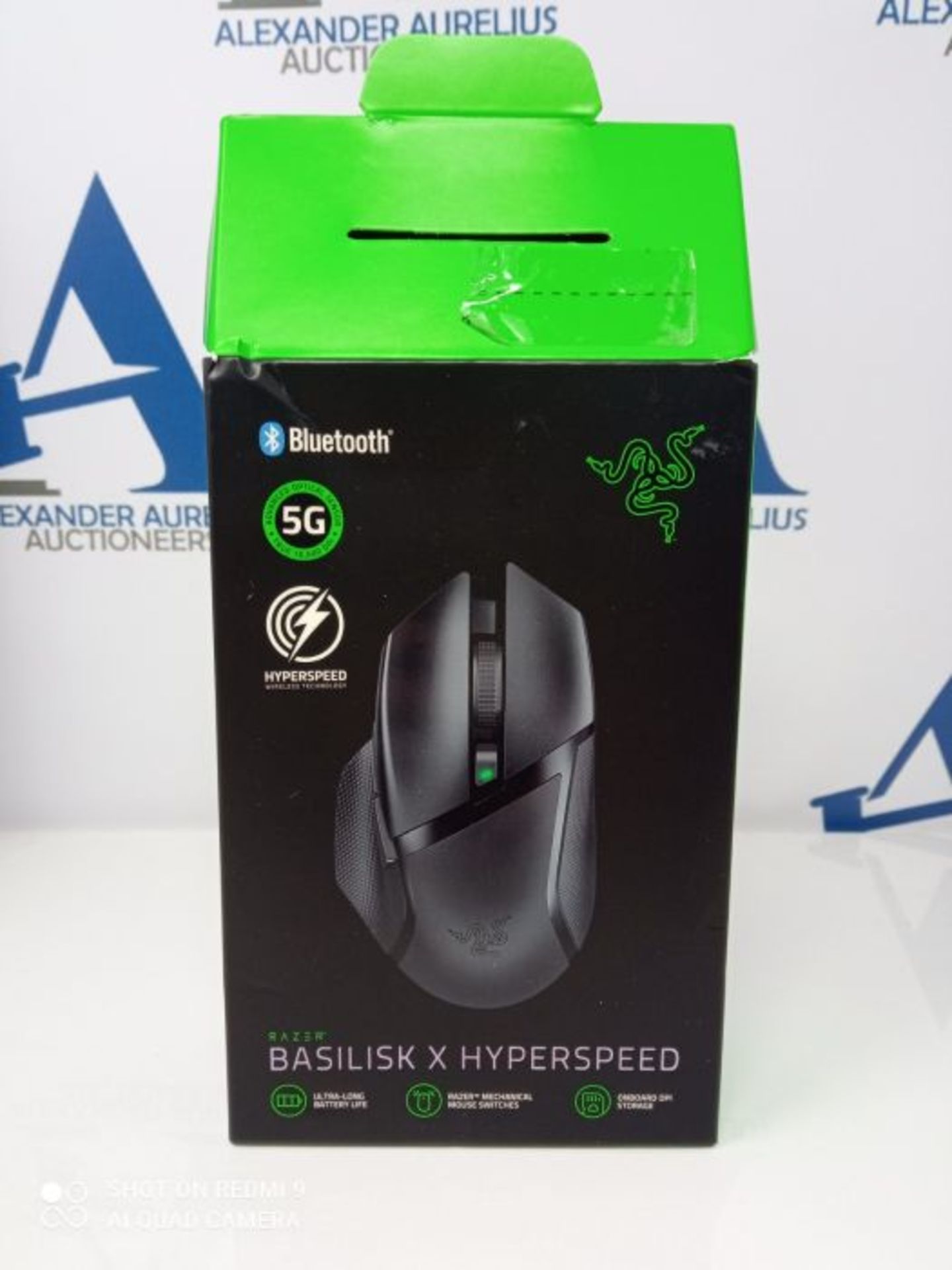 Razer Basilisk X Hyperspeed - Wireless Gaming Mouse (Hyperspeed Technology, Advanced 5 - Image 2 of 3