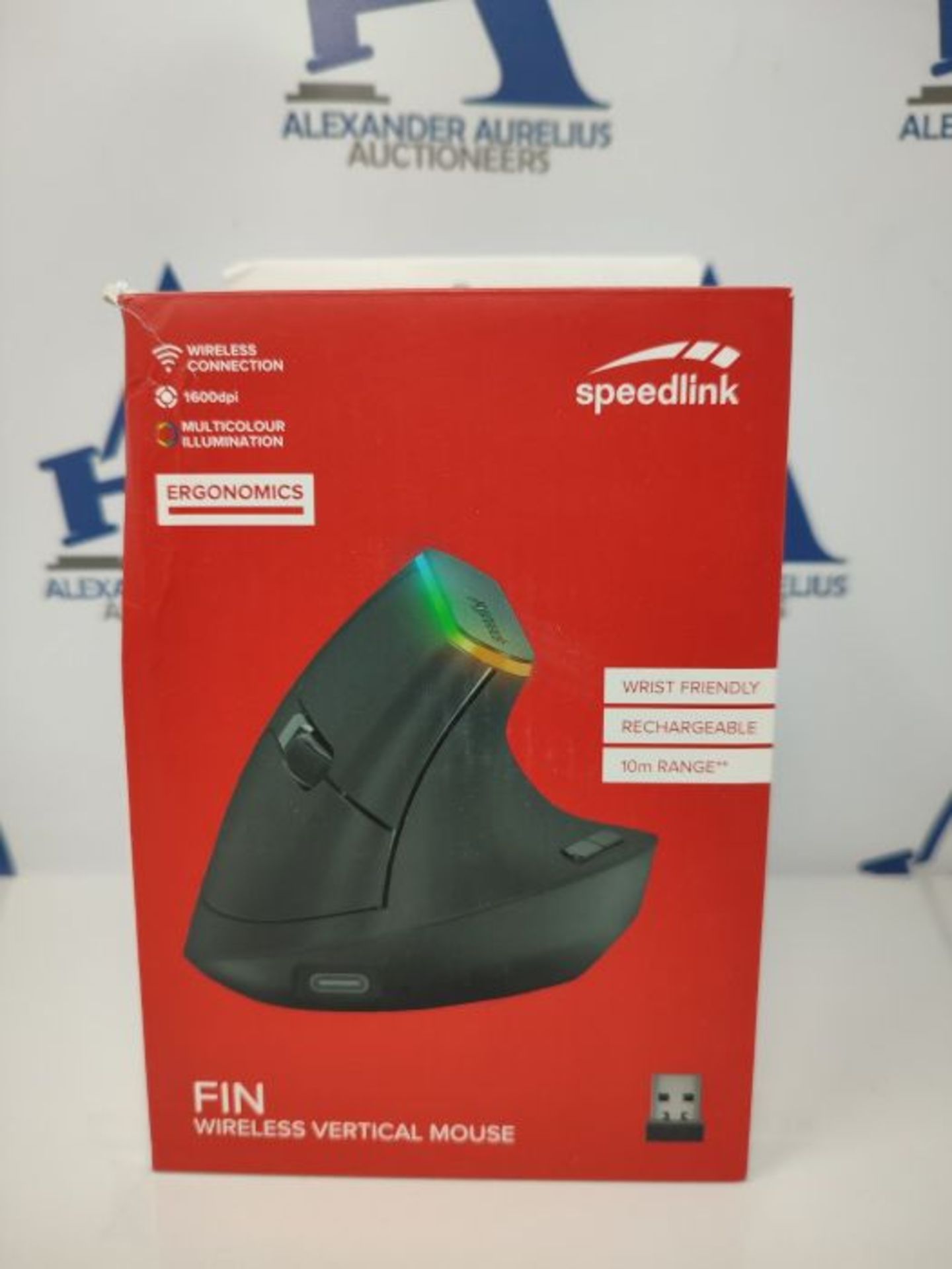 SPEEDLINK FIN Wireless Vertical Mouse - Ergonomische, vertikale Form, kabellos, fÃ¼r - Image 2 of 3