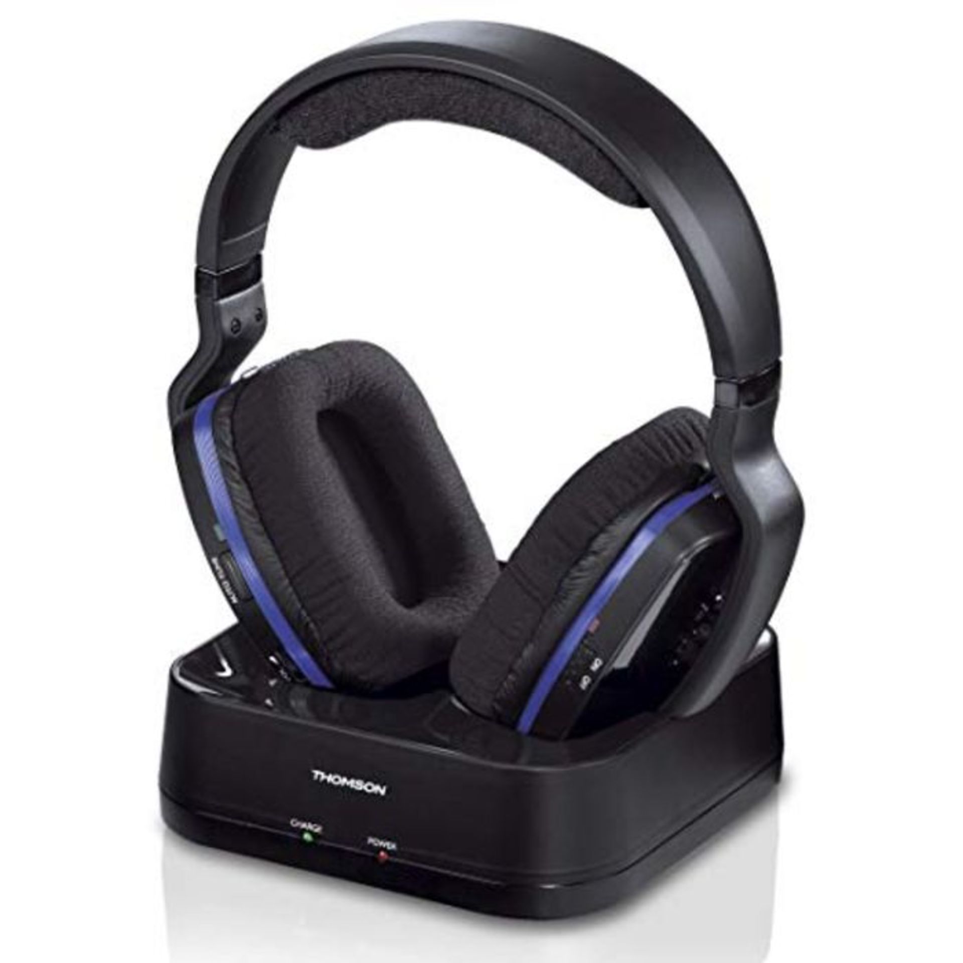 Thomson Wireless TV headphones ?WHP3311BK? (Over-Ear, with system charging station, PL