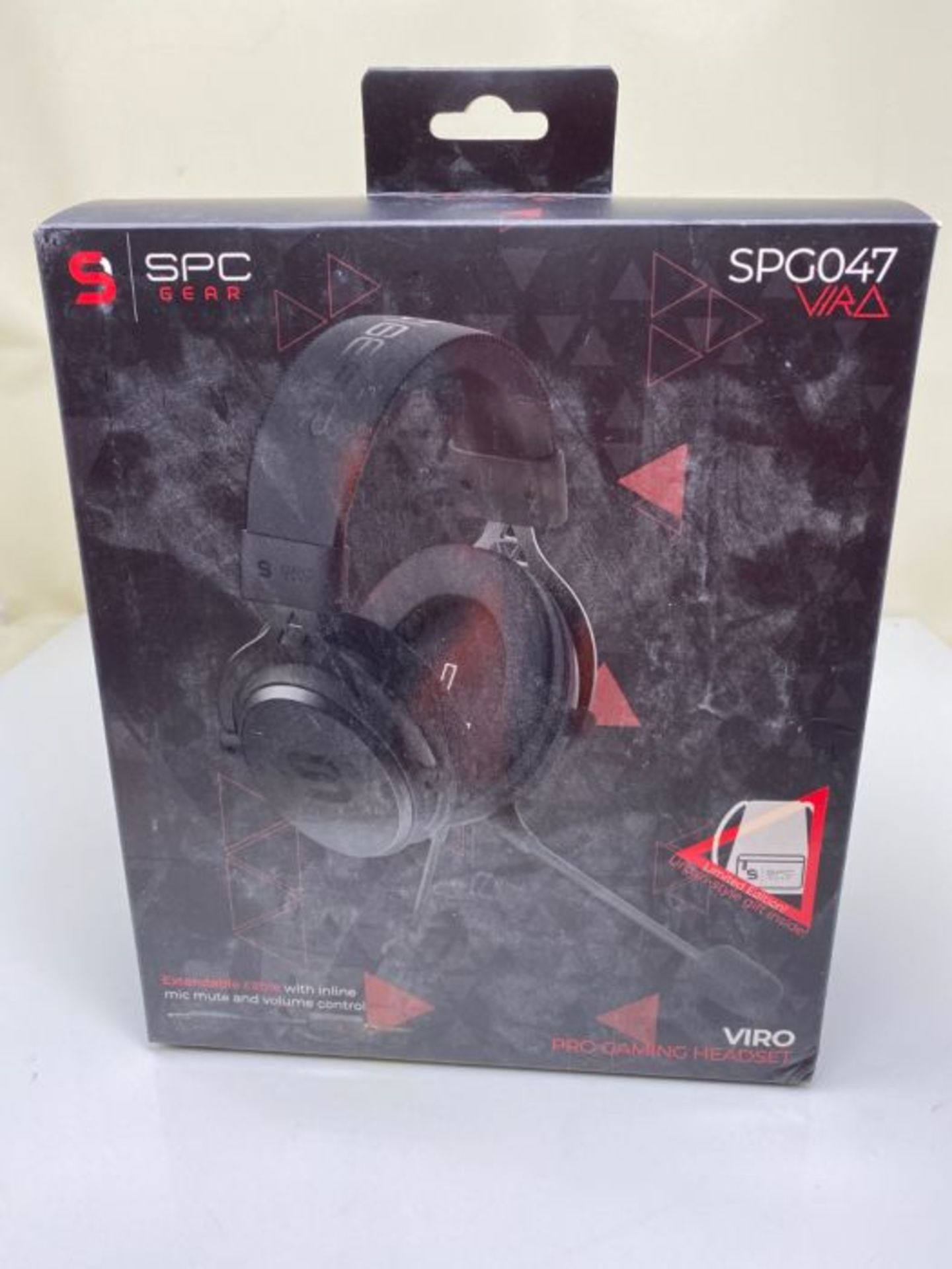 SPC Gear VIRO Gaming Headphones with Detachable Microphone (3.5 mm Jack, 270 cm and 12 - Image 2 of 3
