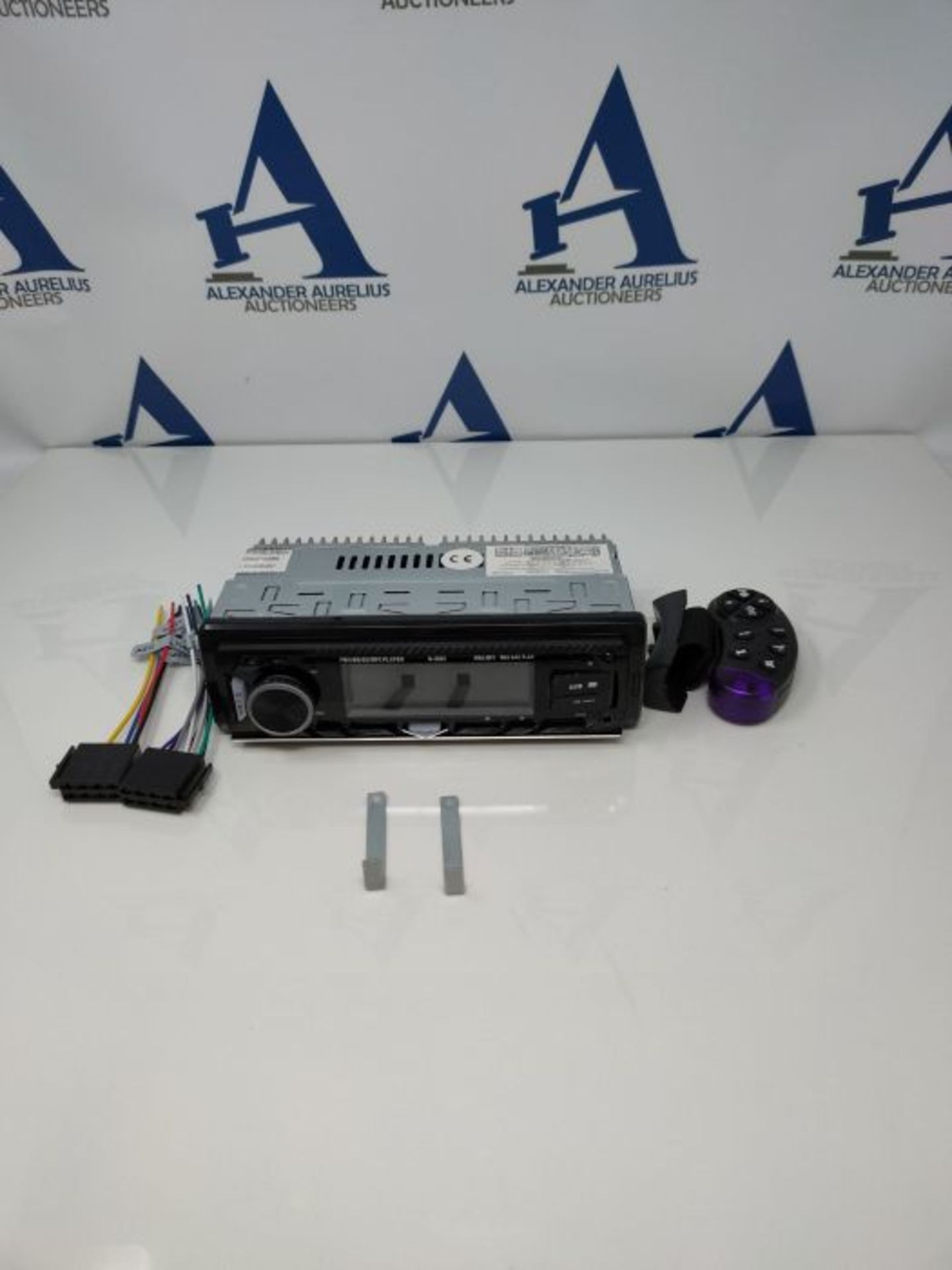 CENXINY Autoradio mit Bluetooth Freisprecheinrichtung, 7 Farben Licht Einstellbar 1 Di - Image 3 of 3