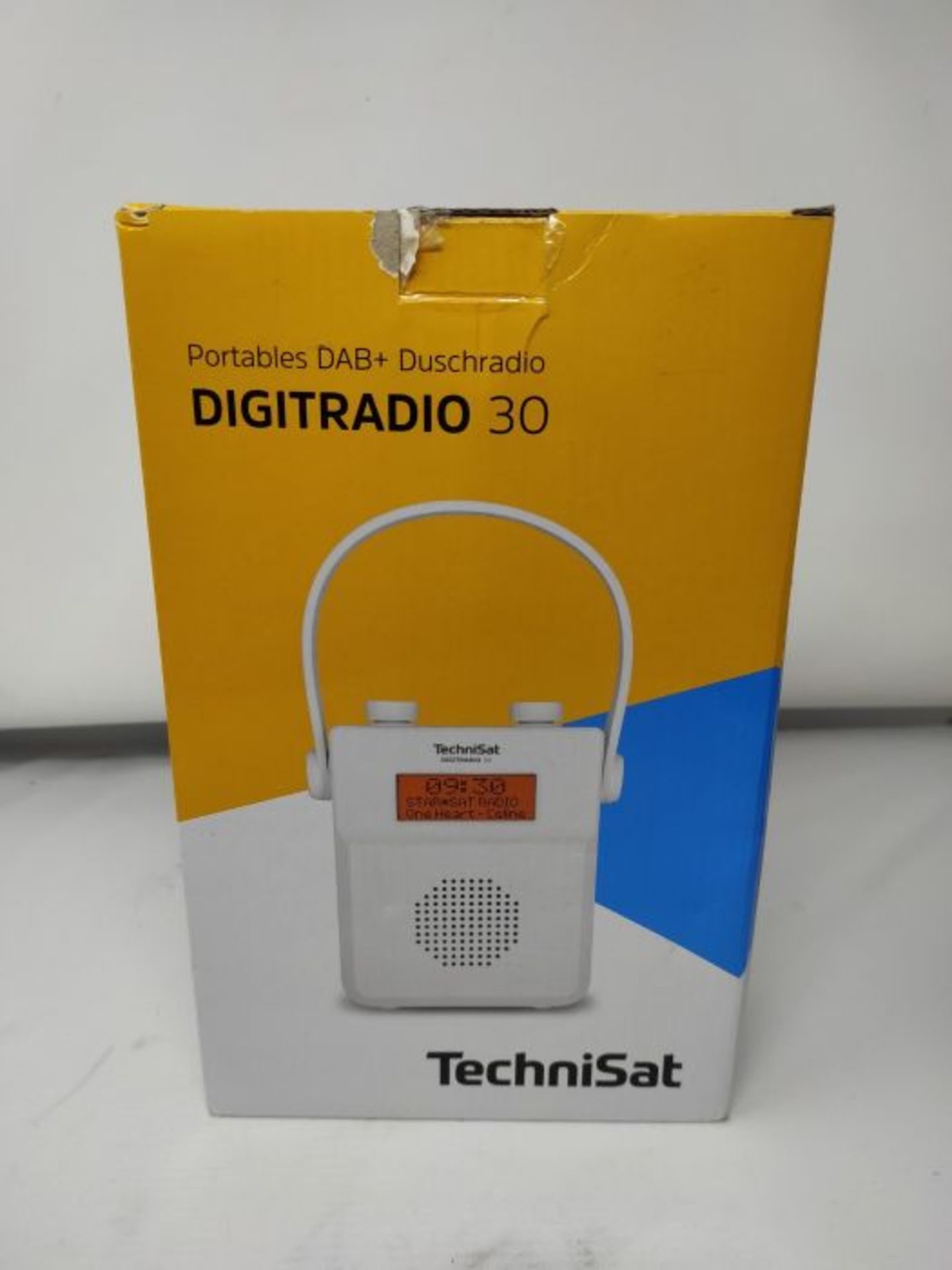 TechniSat DIGITRADIO 30 - wasserdichtes DAB+ Duschradio (UKW, DAB Digitalradio, integr