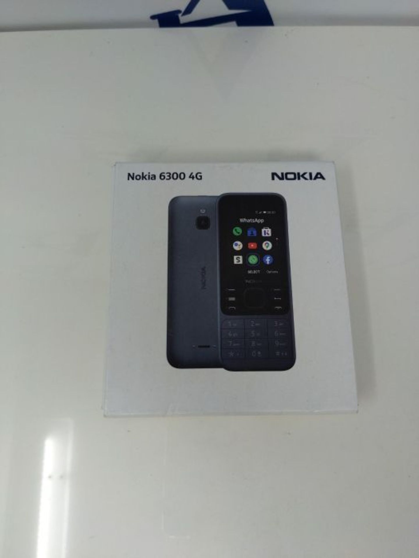 RRP £59.00 Nokia 6300 4G 2.4 Inch UK SIM Free Feature Phone with WhatsApp and Google Assistant (S - Image 2 of 3