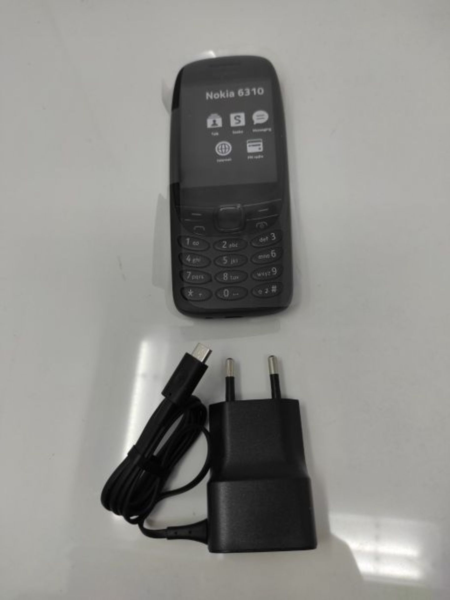 RRP £53.00 Nokia 6310 - Telefono Cellulare, Display curvo da 2,8 pollici, 8 MB RAM, 16 MB spazio - Image 2 of 2
