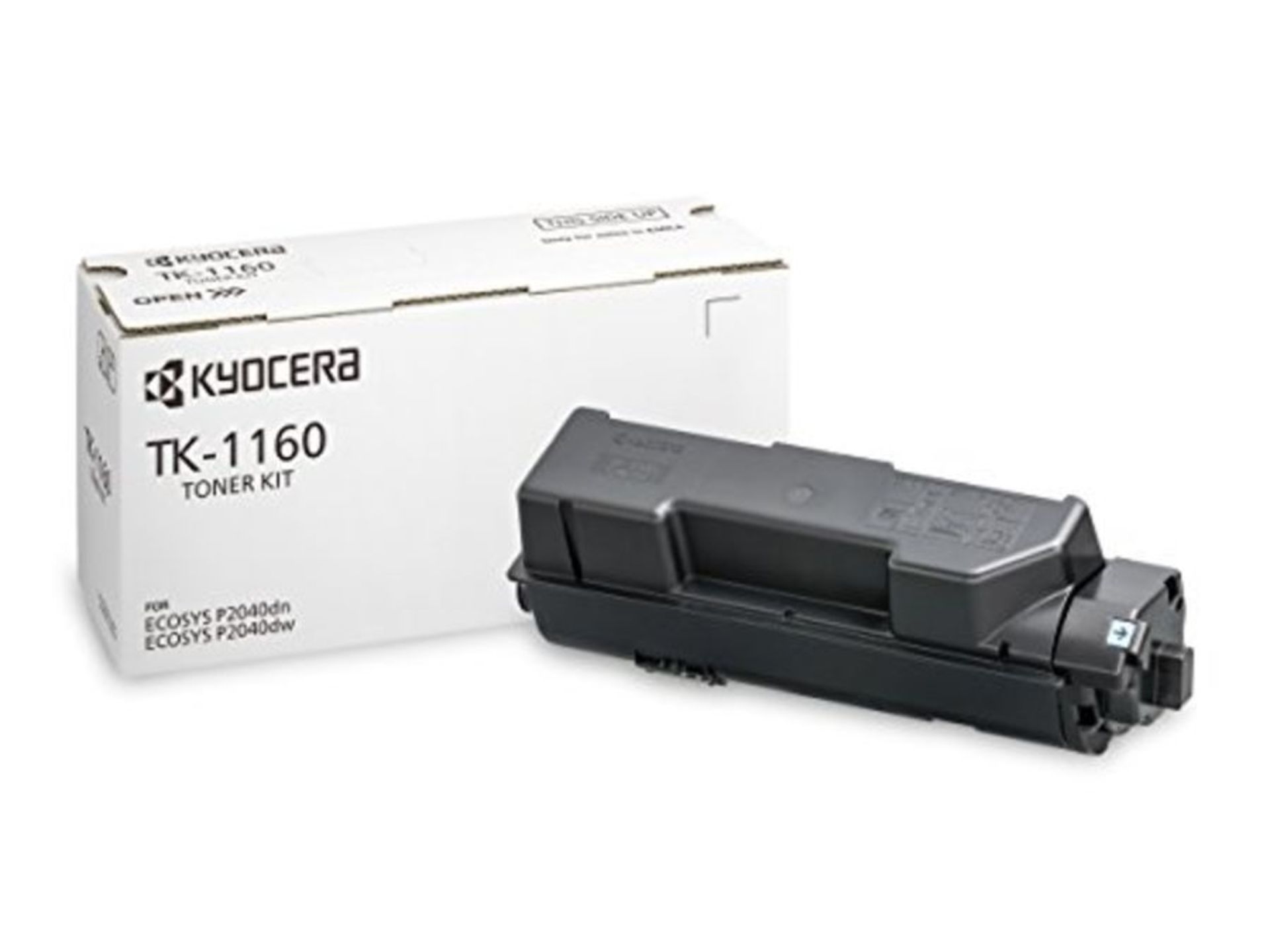 RRP £86.00 Kyocera TK-1160 Toner Black, 7,200 Pages, Original Premium Printer Cartridge 1T02RY0NL