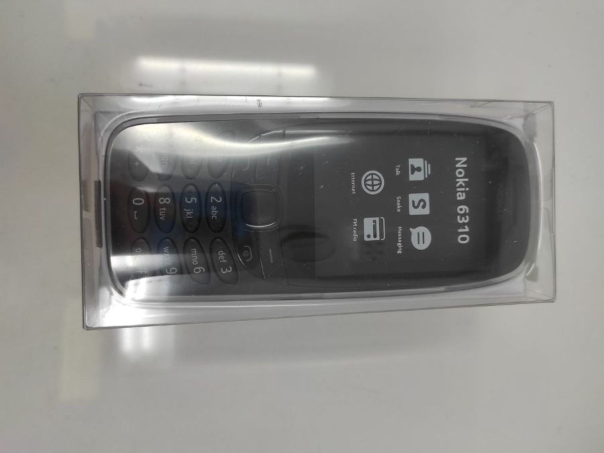 RRP £53.00 Nokia 6310 - Telefono Cellulare, Display curvo da 2,8 pollici, 8 MB RAM, 16 MB spazio