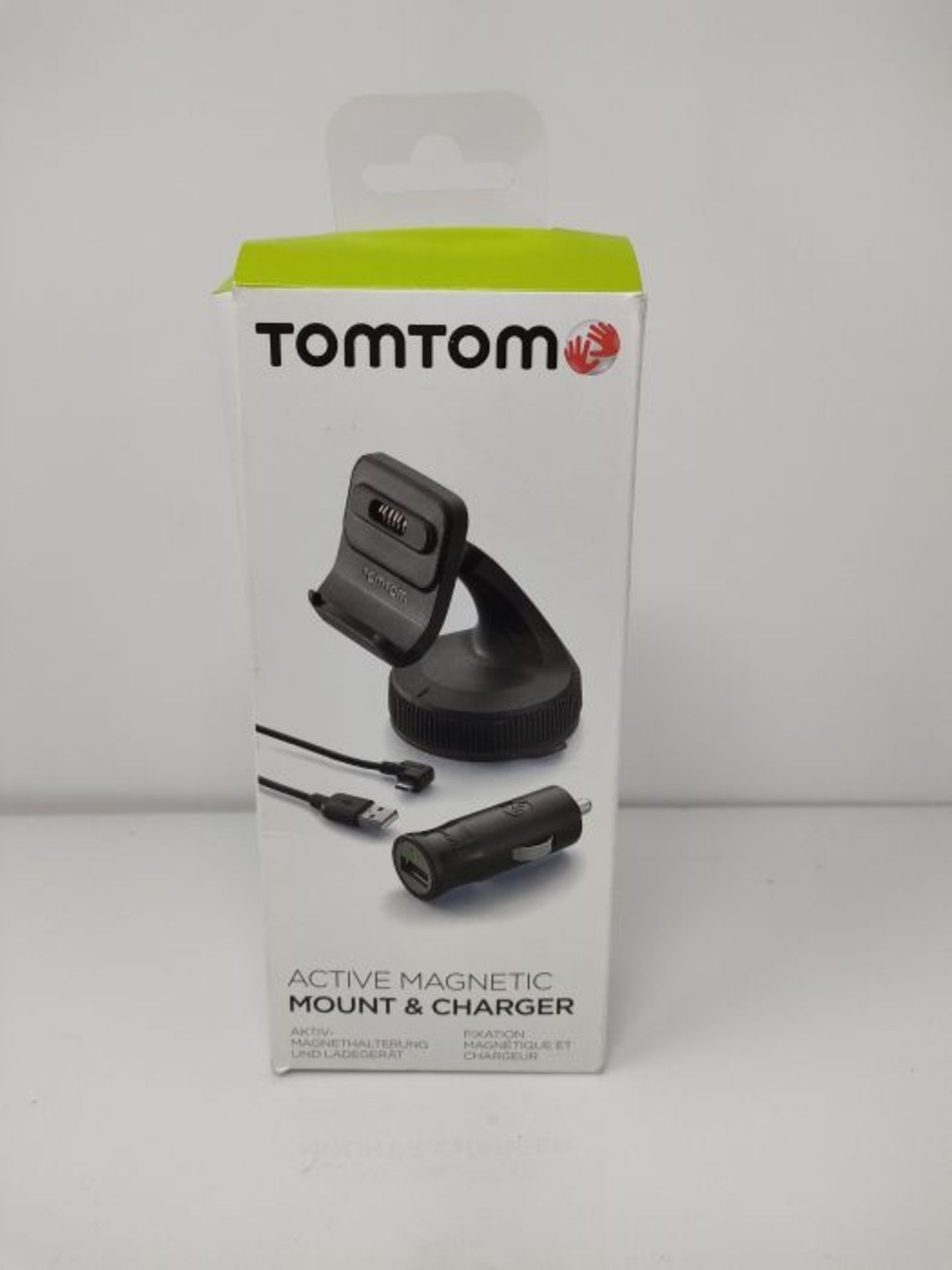 TomTom Sat Nav Windscreen Mount Click-and-Drive plus Car Charger and USB Cable for all - Image 2 of 3