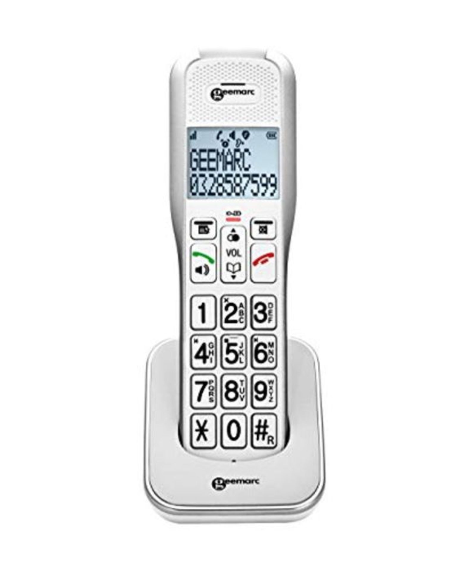 RRP £54.00 Geemarc AMPLIDECT595 AD - ADDITIONAL HANDSET for AMPLIDECT595 RANGE- EXTRA LARGE SCREE