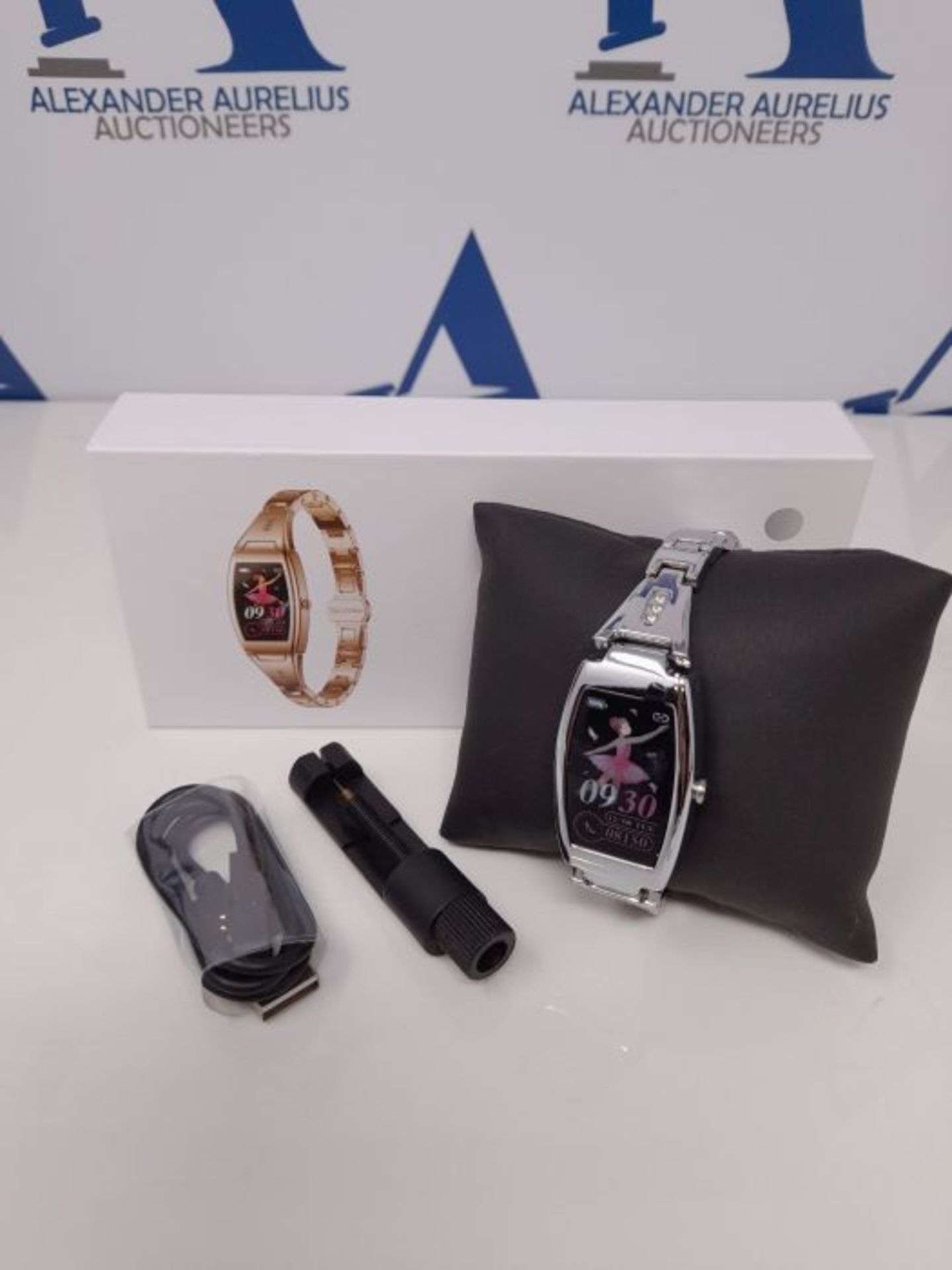 RRP £51.00 jpantech Montre Connectée Femmes avec Fonction Féminine, Smartwatch Sport Etanche Ar