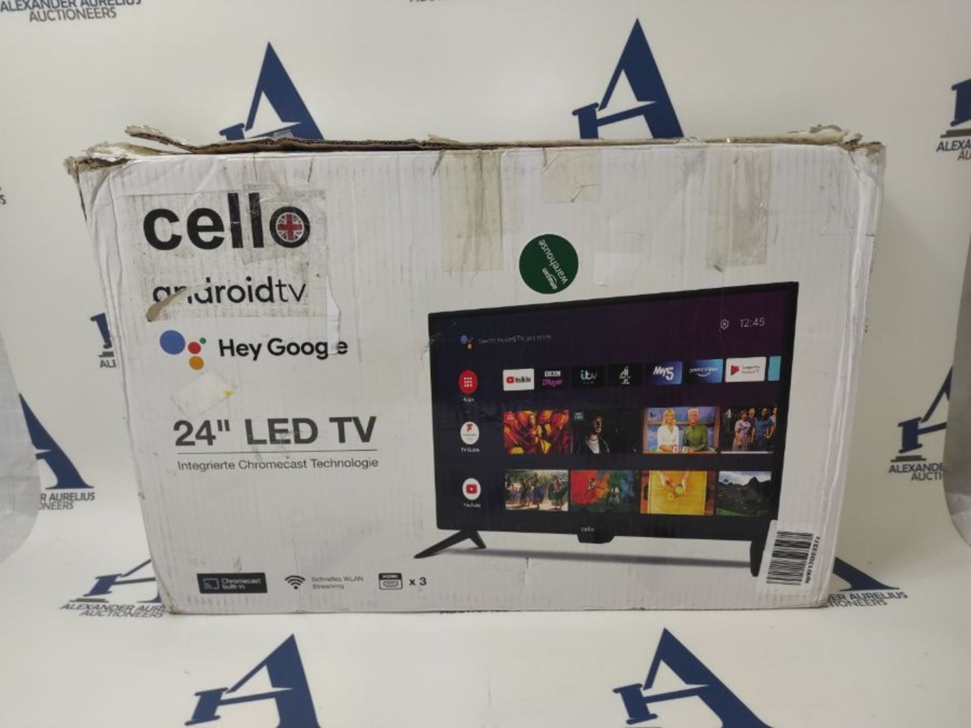 RRP £199.00 Cello ZRTG0242 Traveller 12 Volt 24â¬ ýÿ Smart Android TV with Freeview Play, Googl - Image 2 of 3