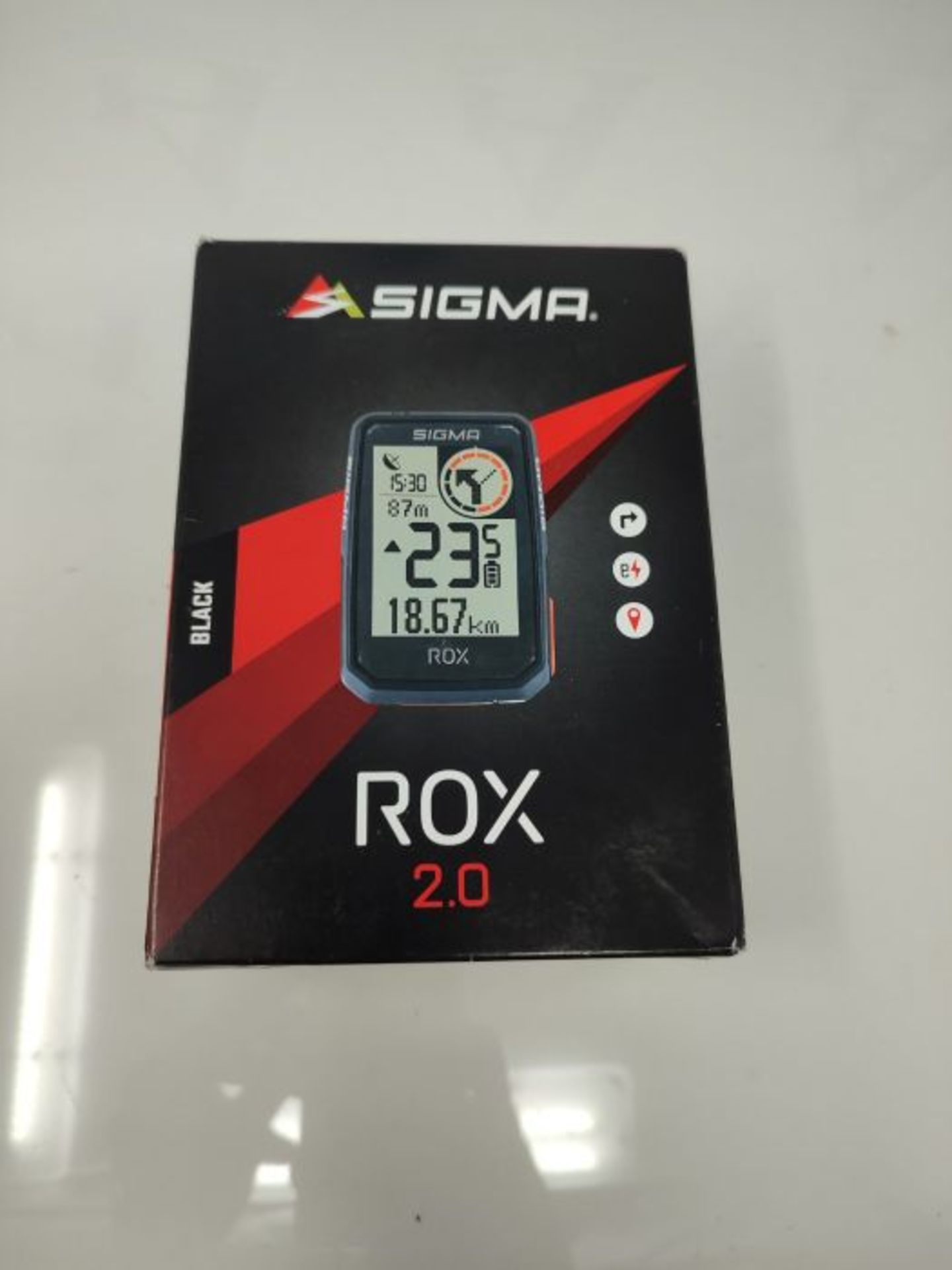 RRP £59.00 Sigma Sport Bicycle Computer, Black, ROX 2.0 - Image 2 of 3