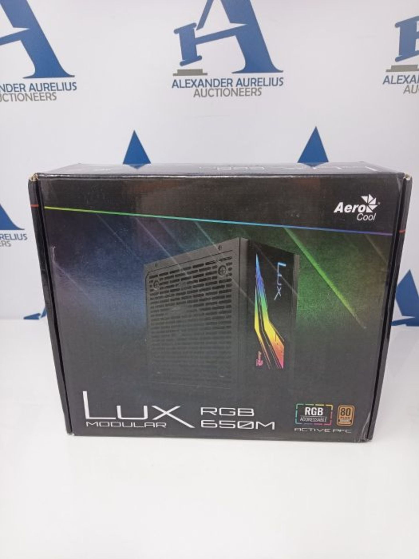 Alimentation ATX AeroCool Lux RGB 650W LUXRGB650M - Image 2 of 3