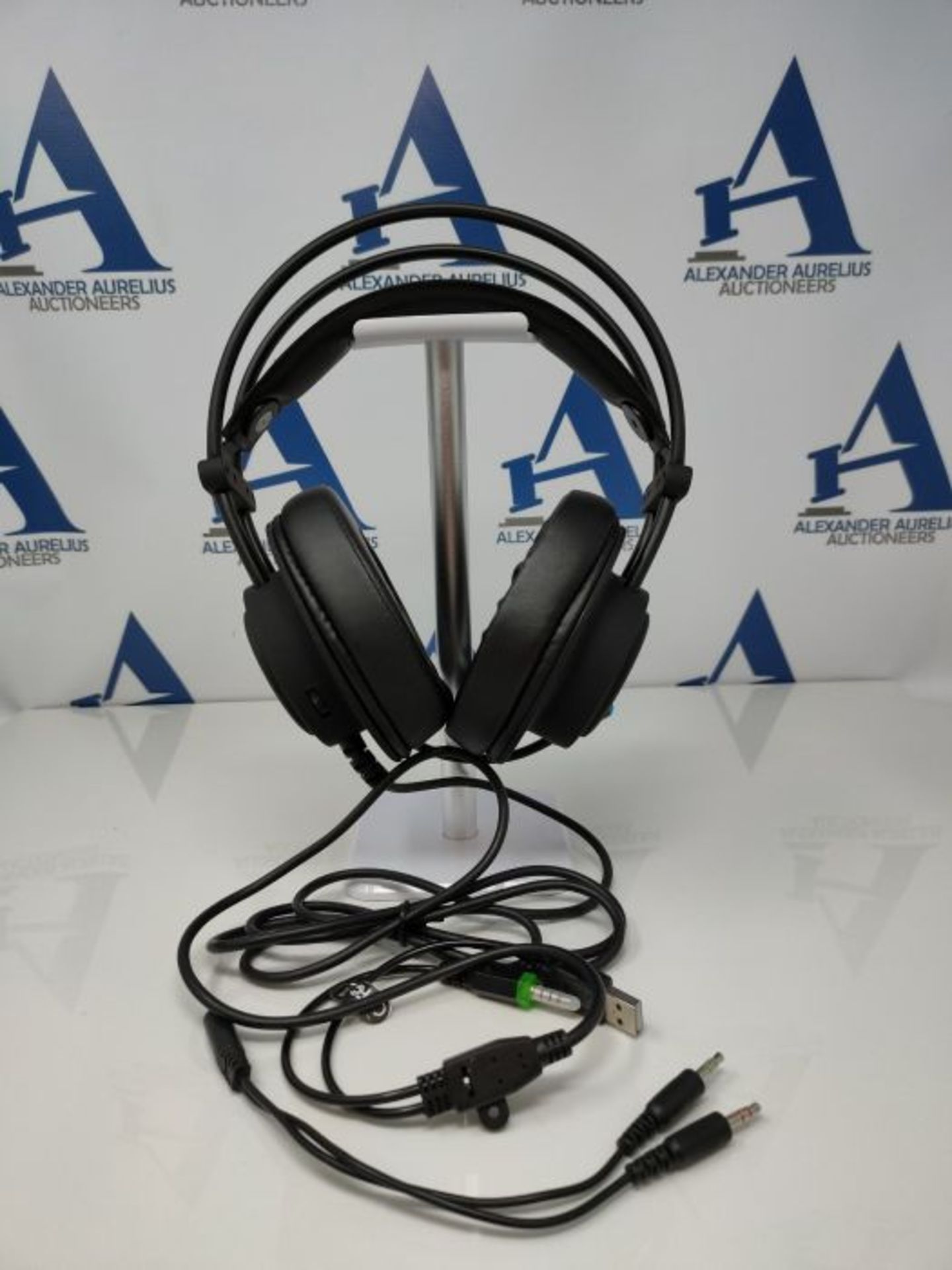 LYCANDER Gaming-Headset mit Mikrofon und LED-Licht, 3,5 mm Eingang, fÃ¼r PC, PS4, Xb - Image 3 of 3