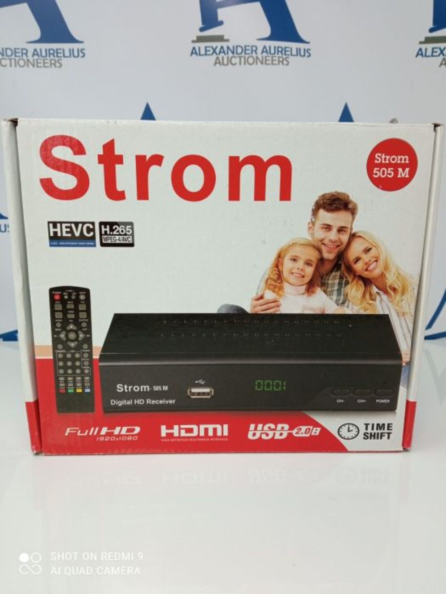 Strom-505 H.265 HEVC Receiver HD-DVB-T2 HDMI Full HD PVR USB Mediaplayer - Image 2 of 3