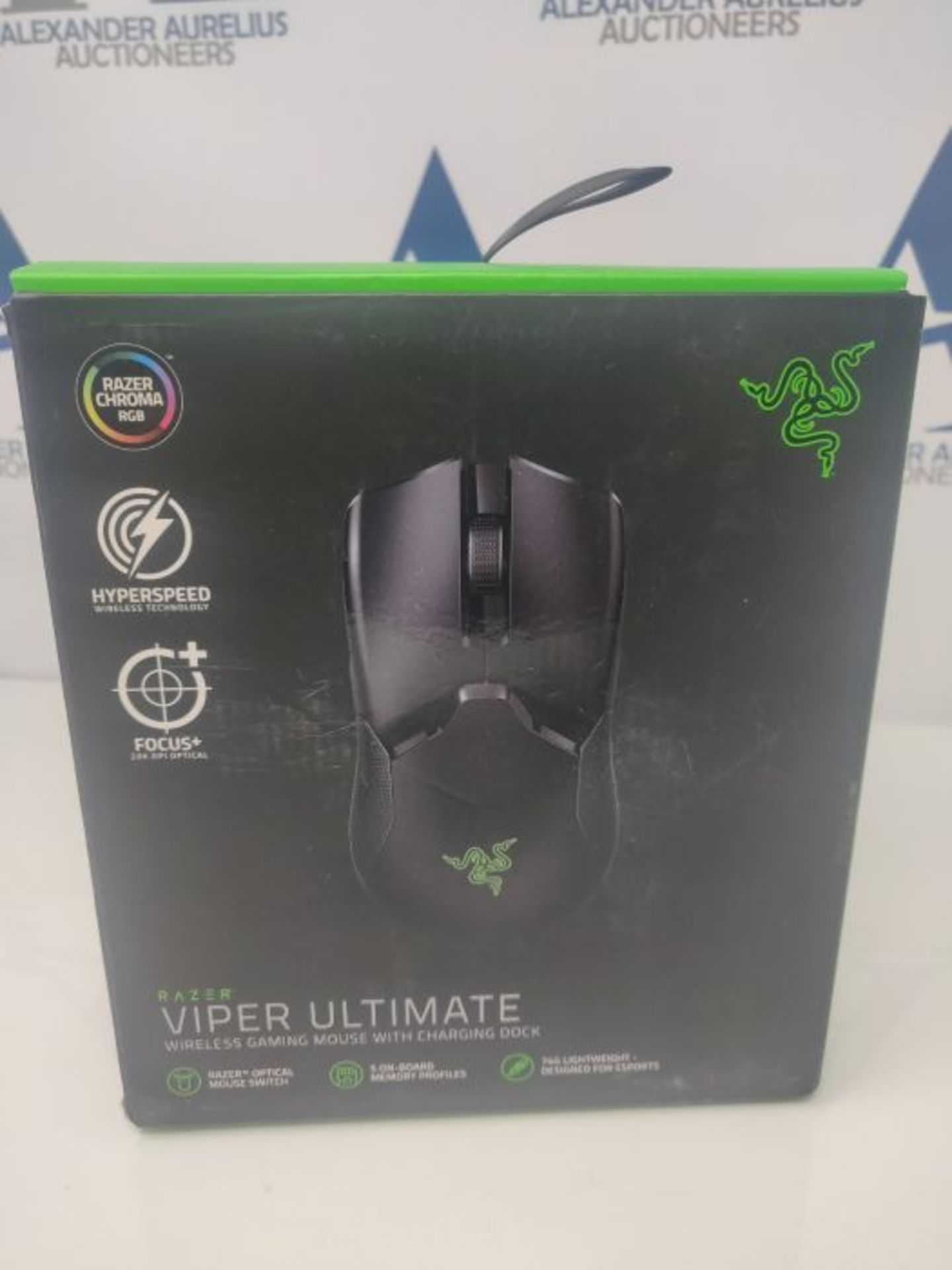 RRP £132.00 Razer Viper Ultimate - Wireless Gaming Mouse with Dock Station (HyperSpeed Wireless Te - Image 2 of 3