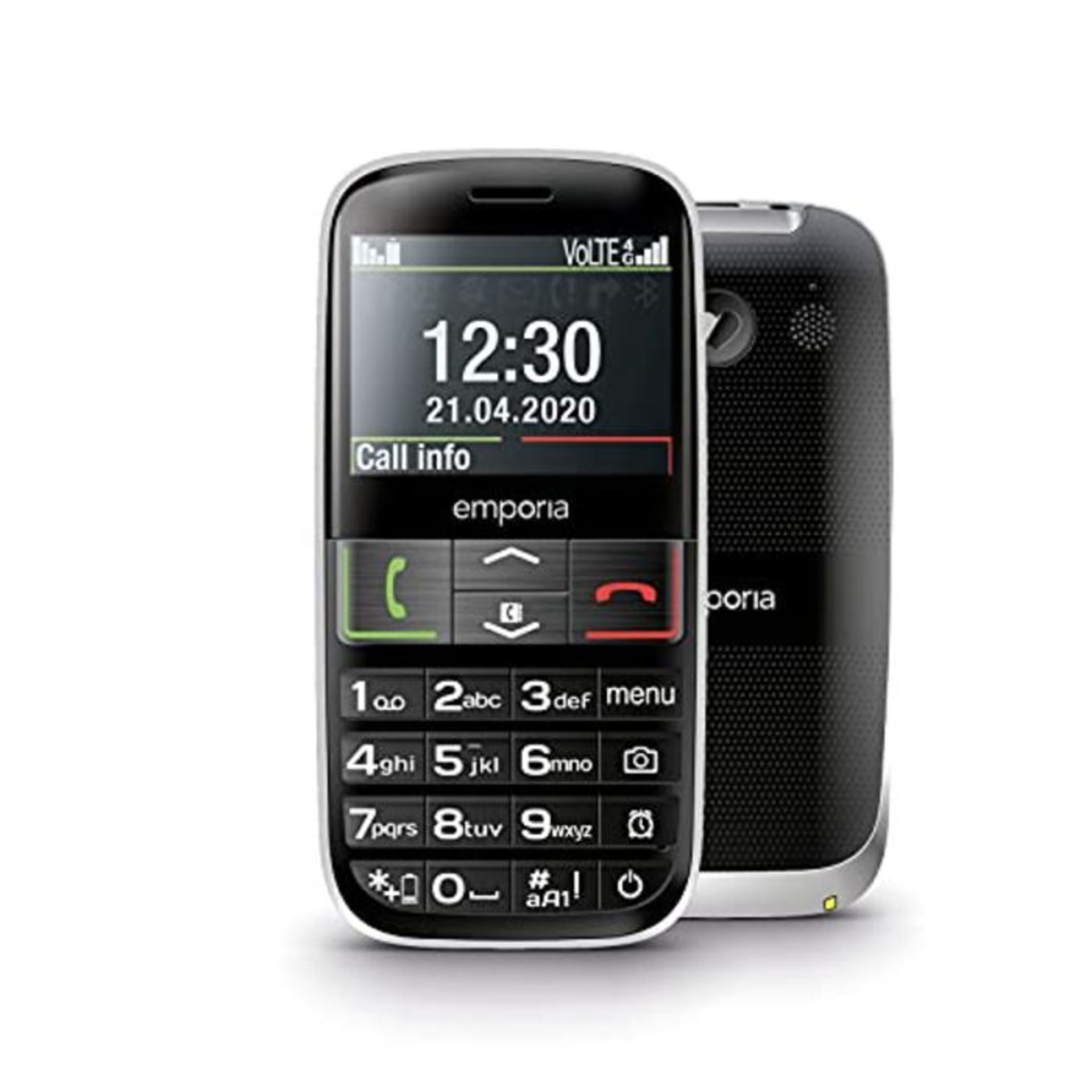 RRP £55.00 Emporia Active 4G - Mobile Phone, Black