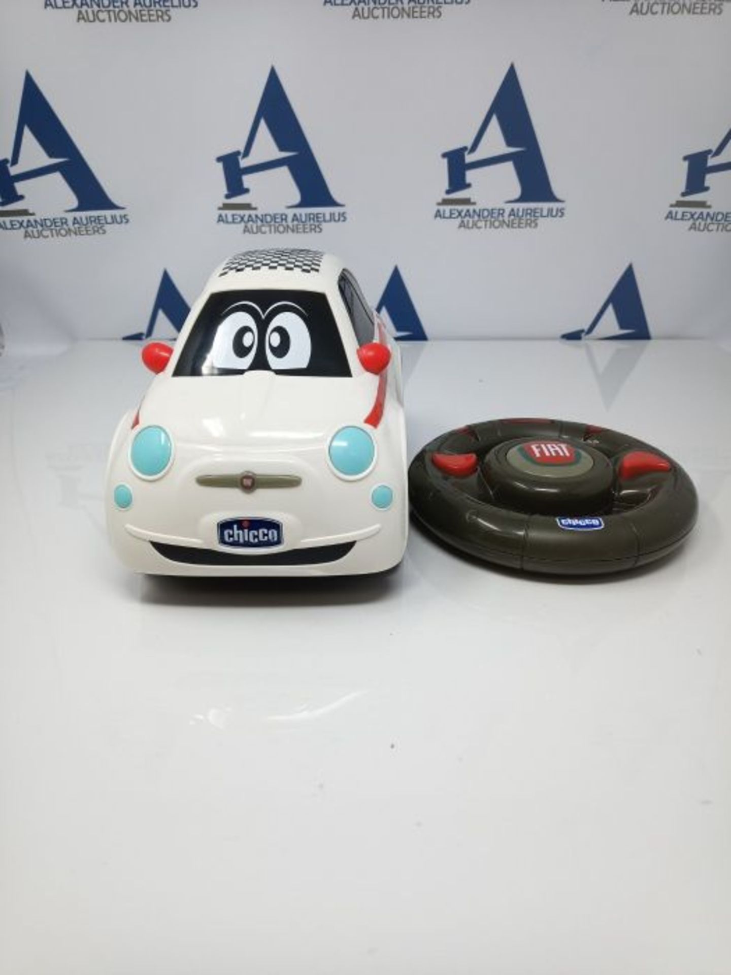 Chicco Fiat 500 Sport Remote Control Car for Kids, Radio Controlled Car with Intuitive - Image 3 of 3