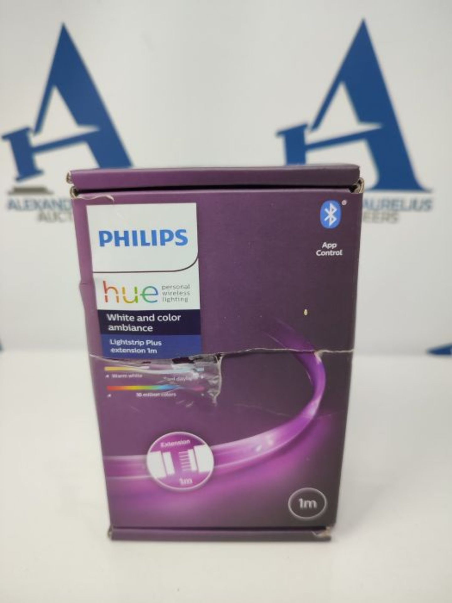 Philips Hue White & Color Ambiance Indoor LightStrips+ 1m extension et rallonge - Image 2 of 3